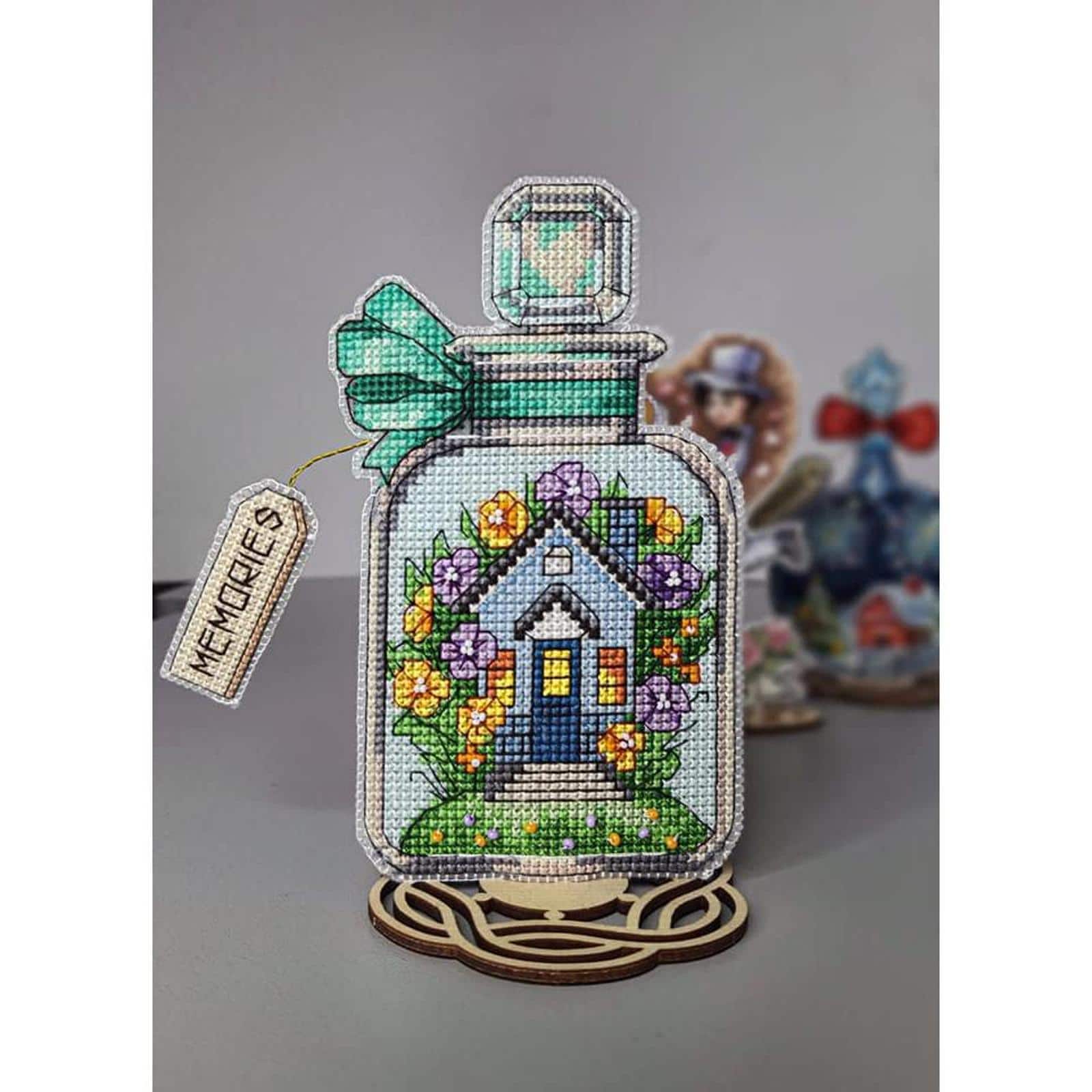 Crystal Art Plastic Canvas Counted Cross Stitch Kit Scent Of Life