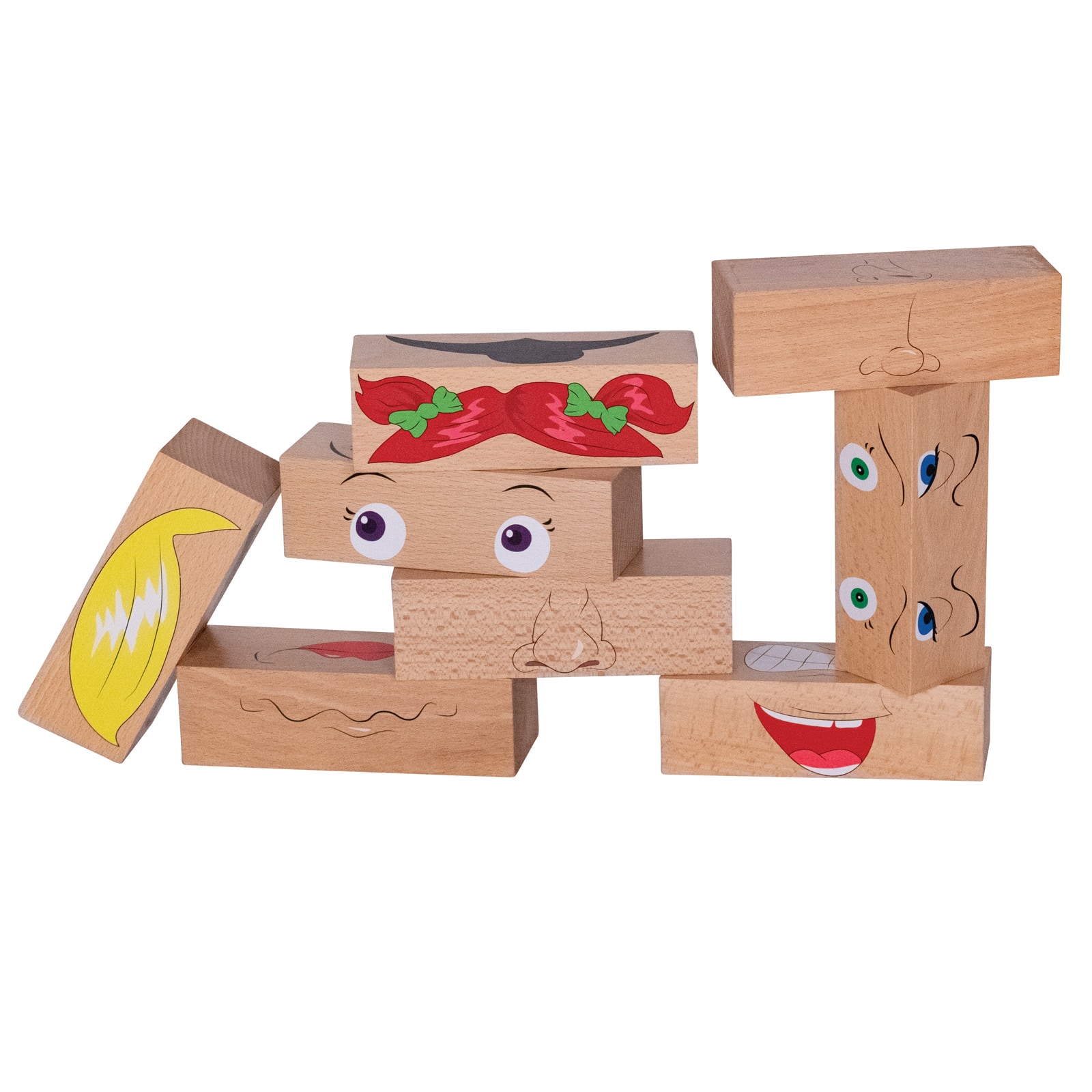 The Freckled Frog How Am I Feeling Blocks, 8ct.