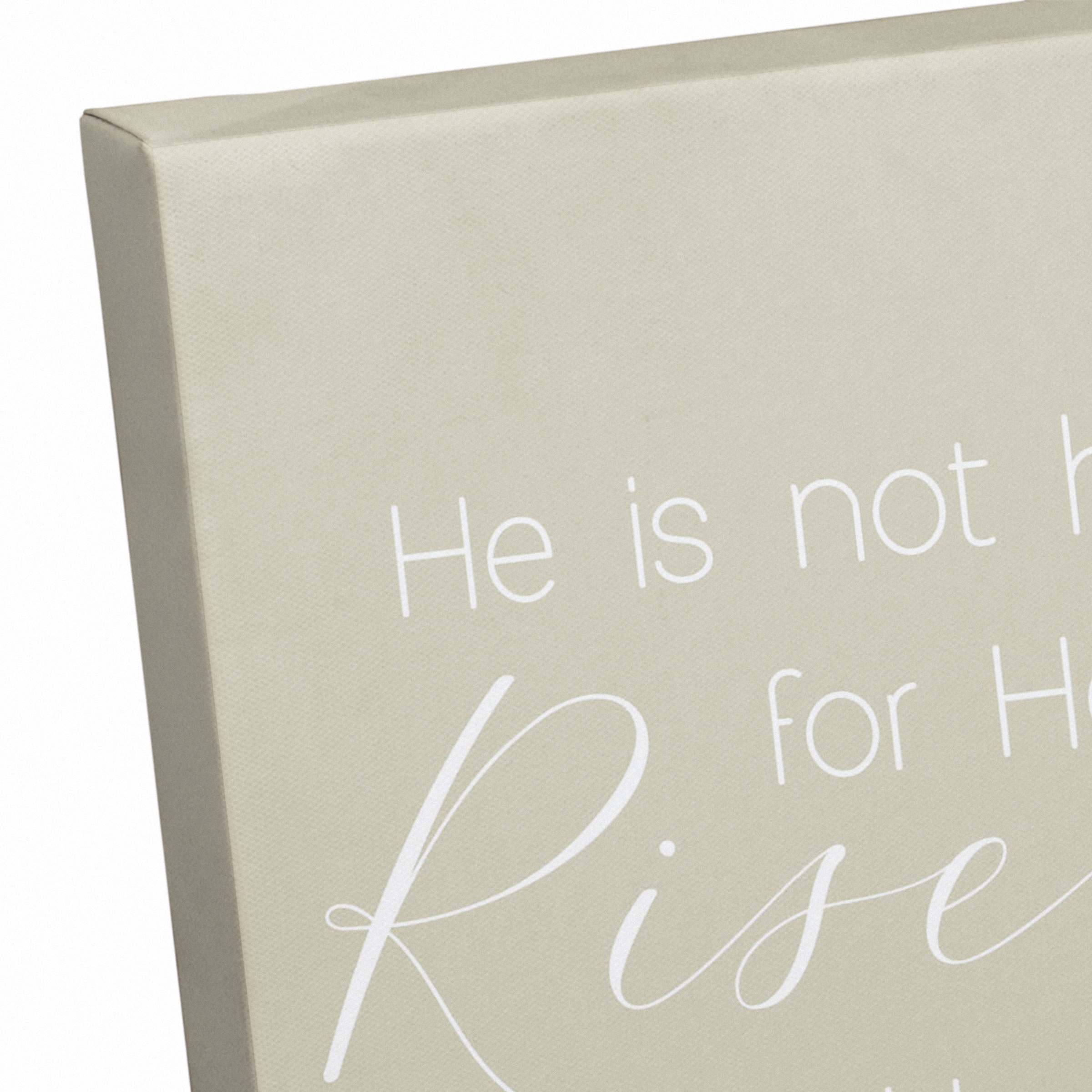 Risen Bible Jesus 1 11" x 14" Canvas Wall Art
