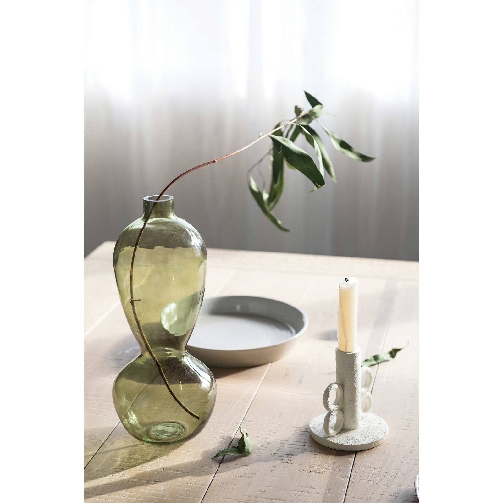 Hello Honey® 5'' Volcano Finish Taper Candle Holder