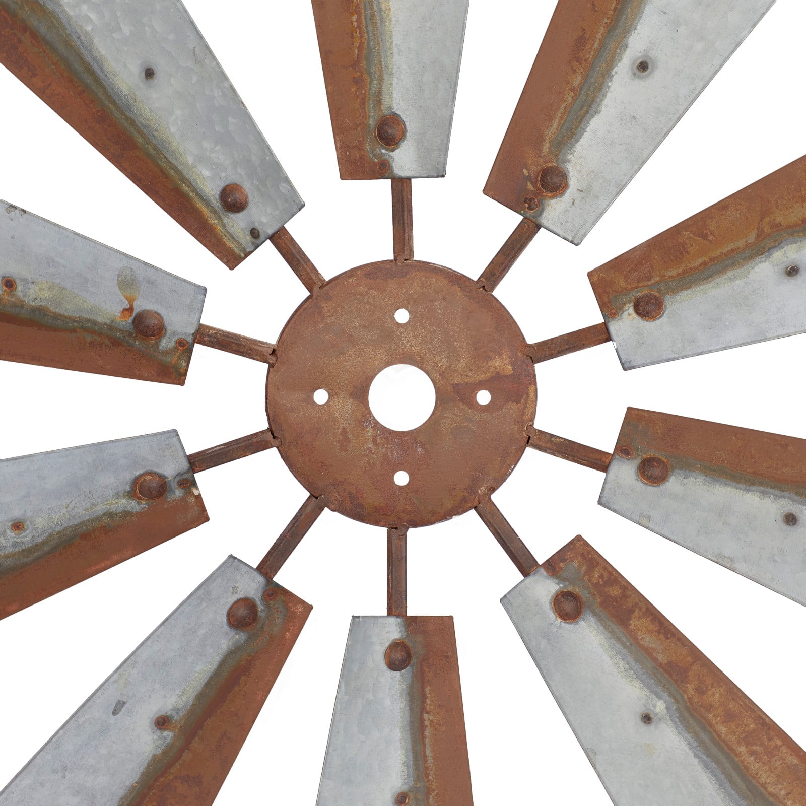 Brown Metal Farmhouse Wall Decoration