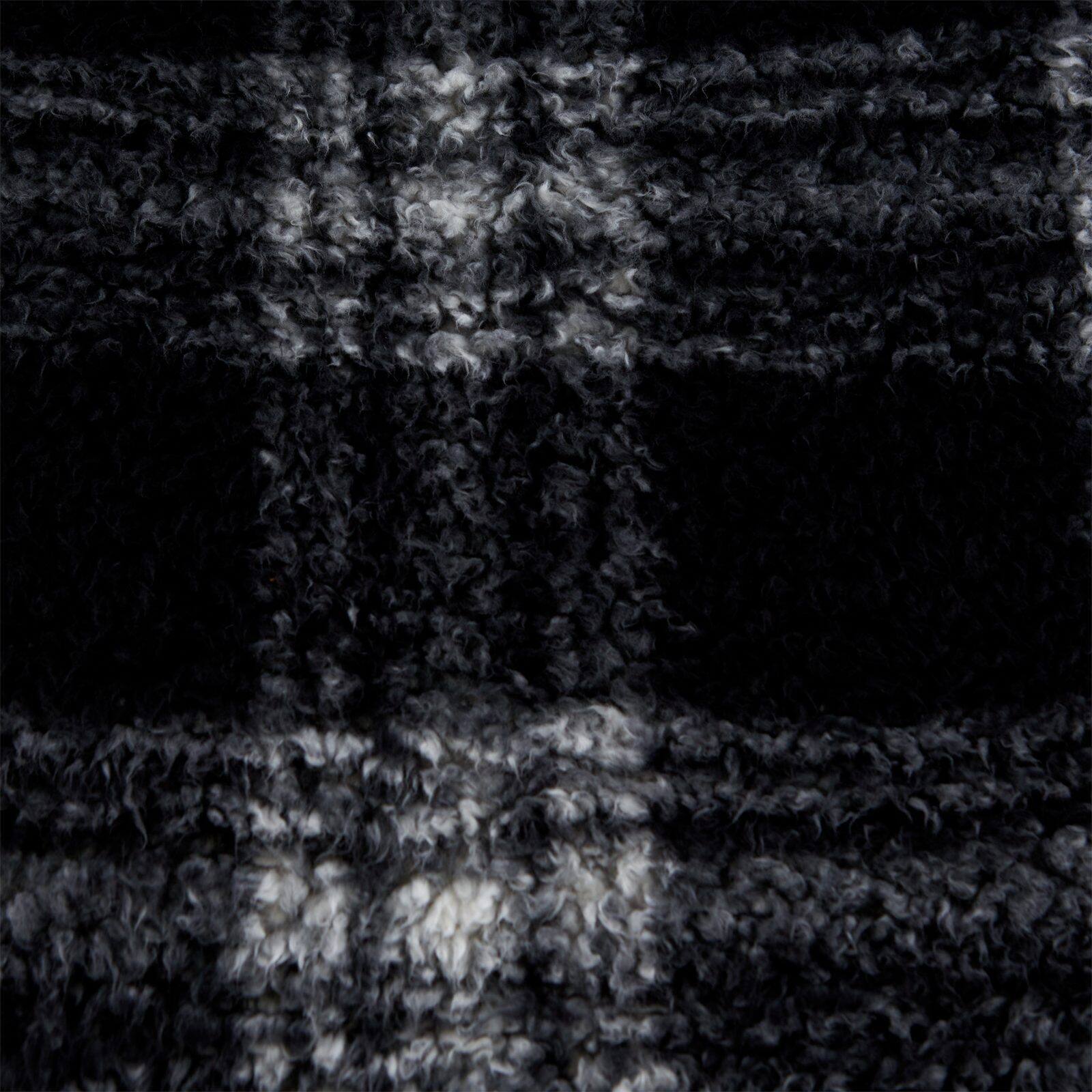 DII® Black Farmhouse Plush Plaid Throw