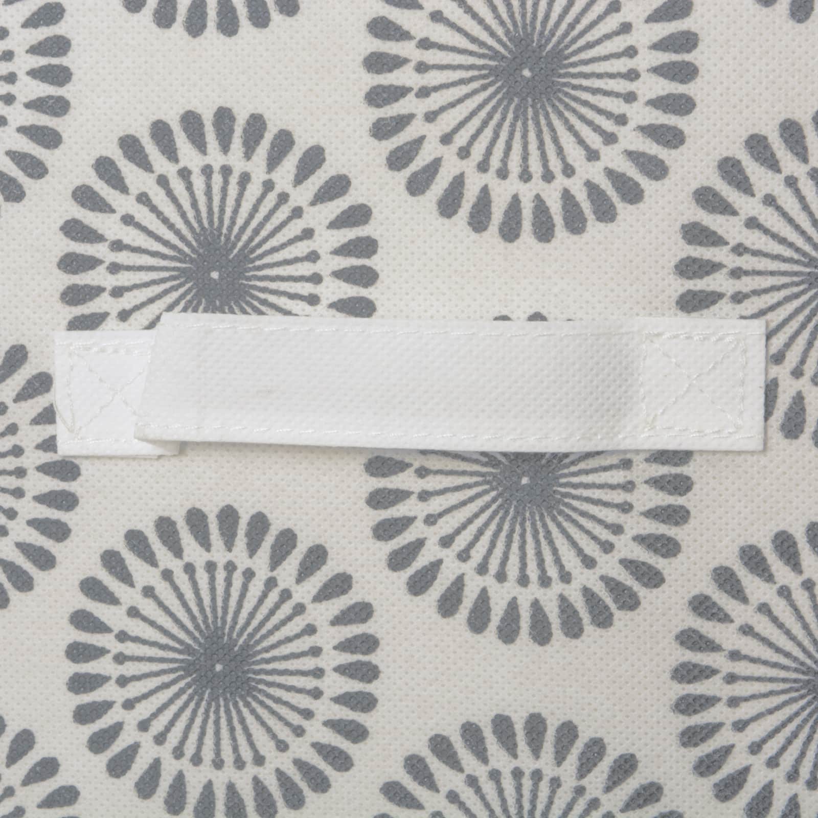 DII® Square Gray Starburst Nonwoven Polyester Cube, 2ct.