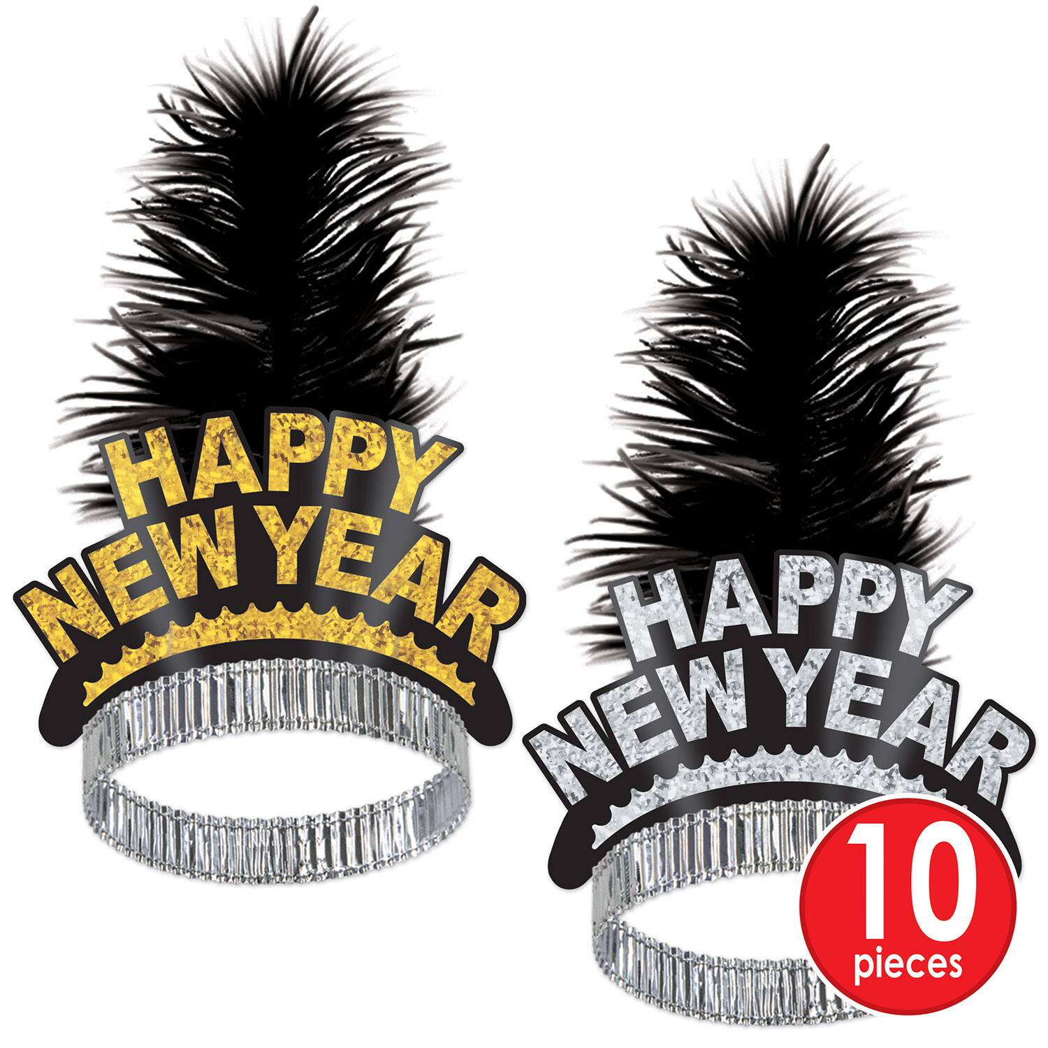 Beistle Silver & Gold New Year Super Deluxe Accessory Kit