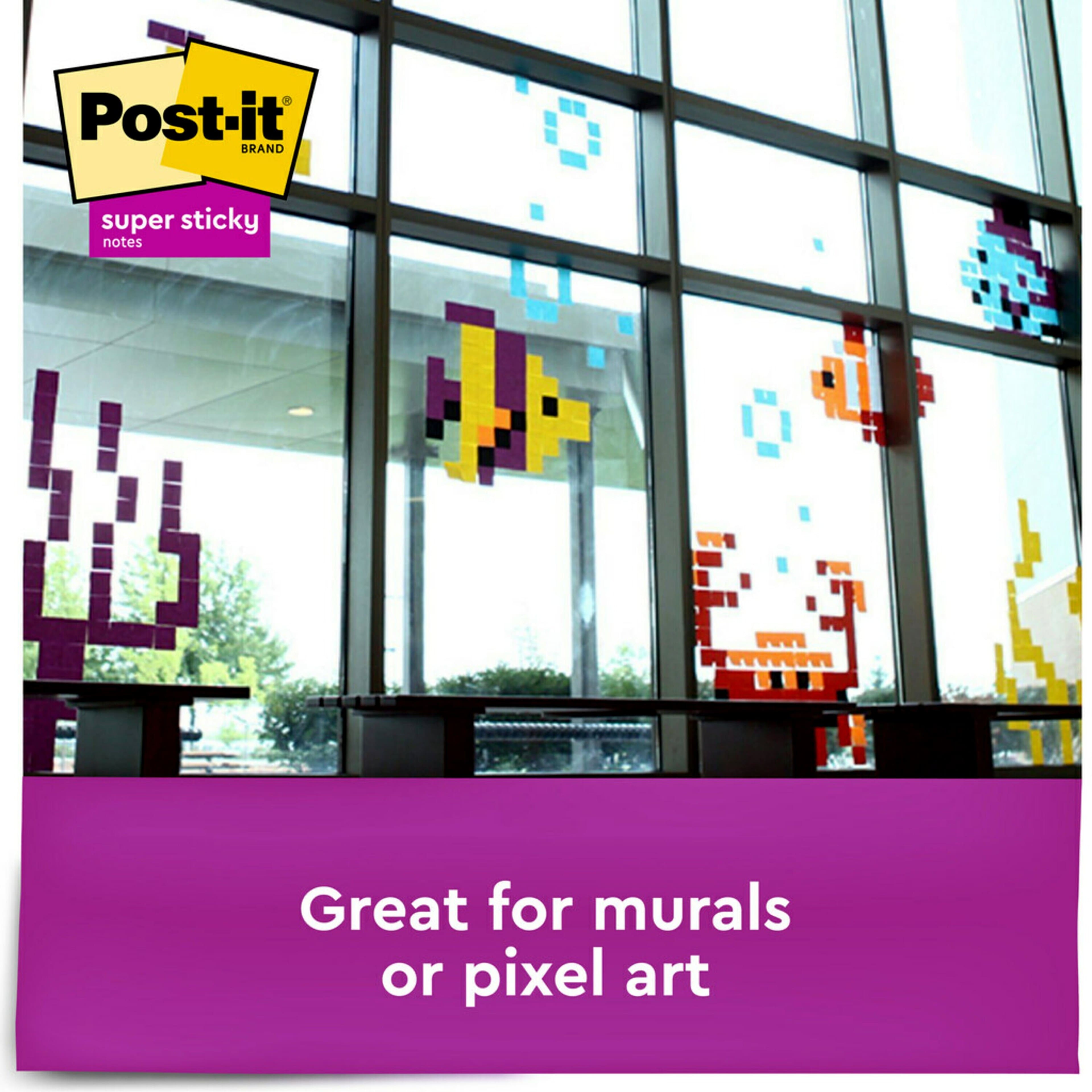 Post-it® 3" x 3" Super Sticky Notes, 5 Pack