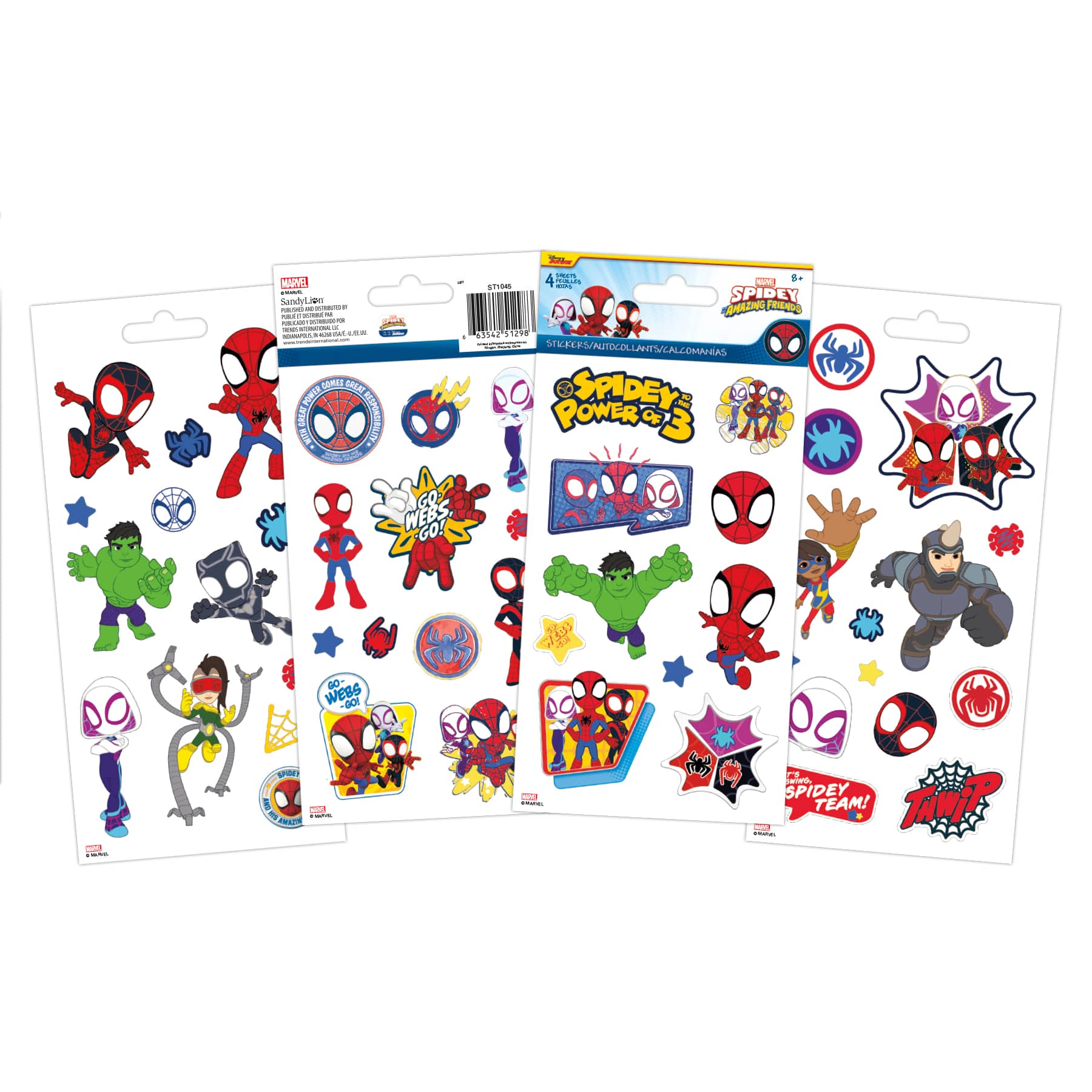 Marvel Spidey & His Amazing Friends Holographic Stickers