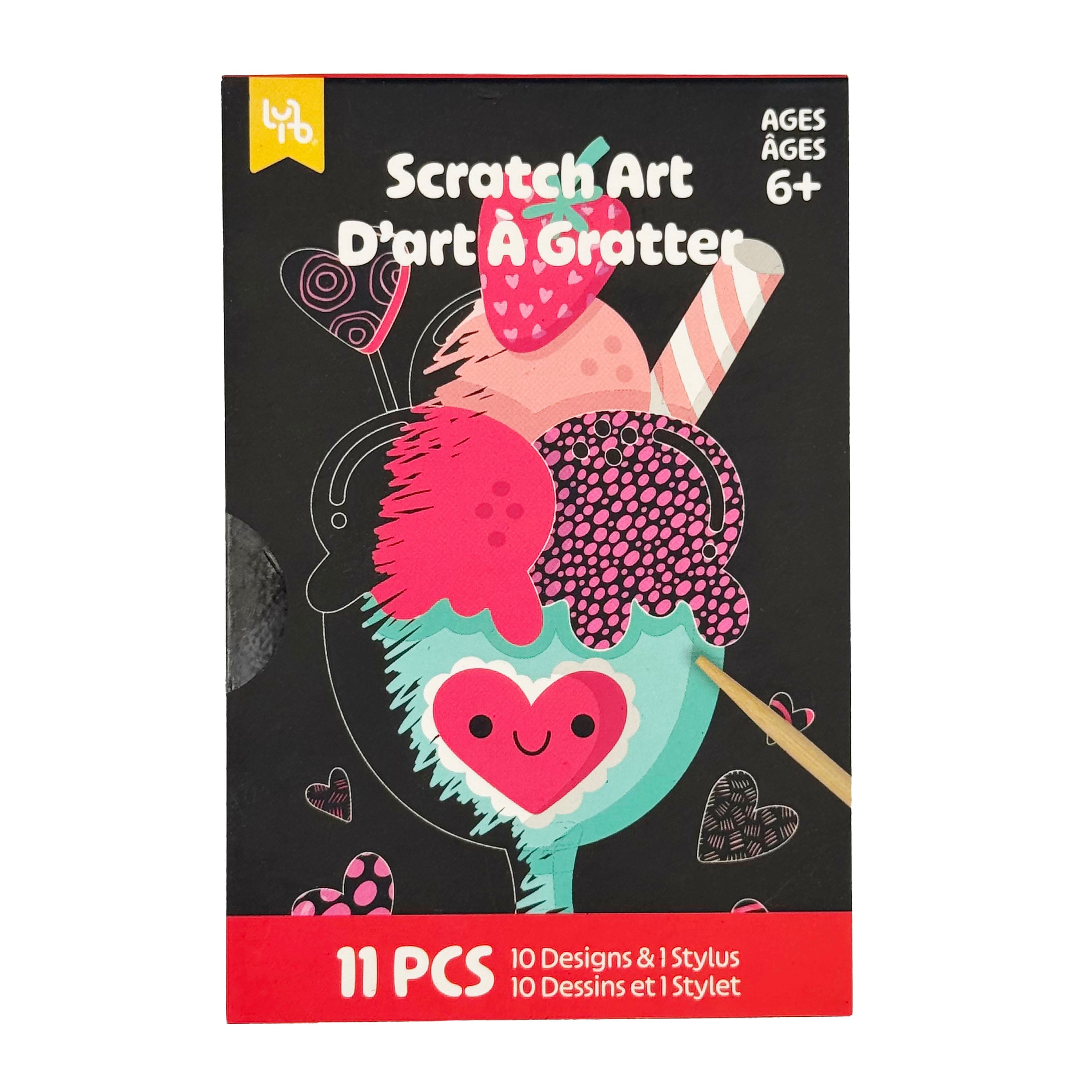 Little Yellow Bicycle® Sundae Mini Scratch Art Kit