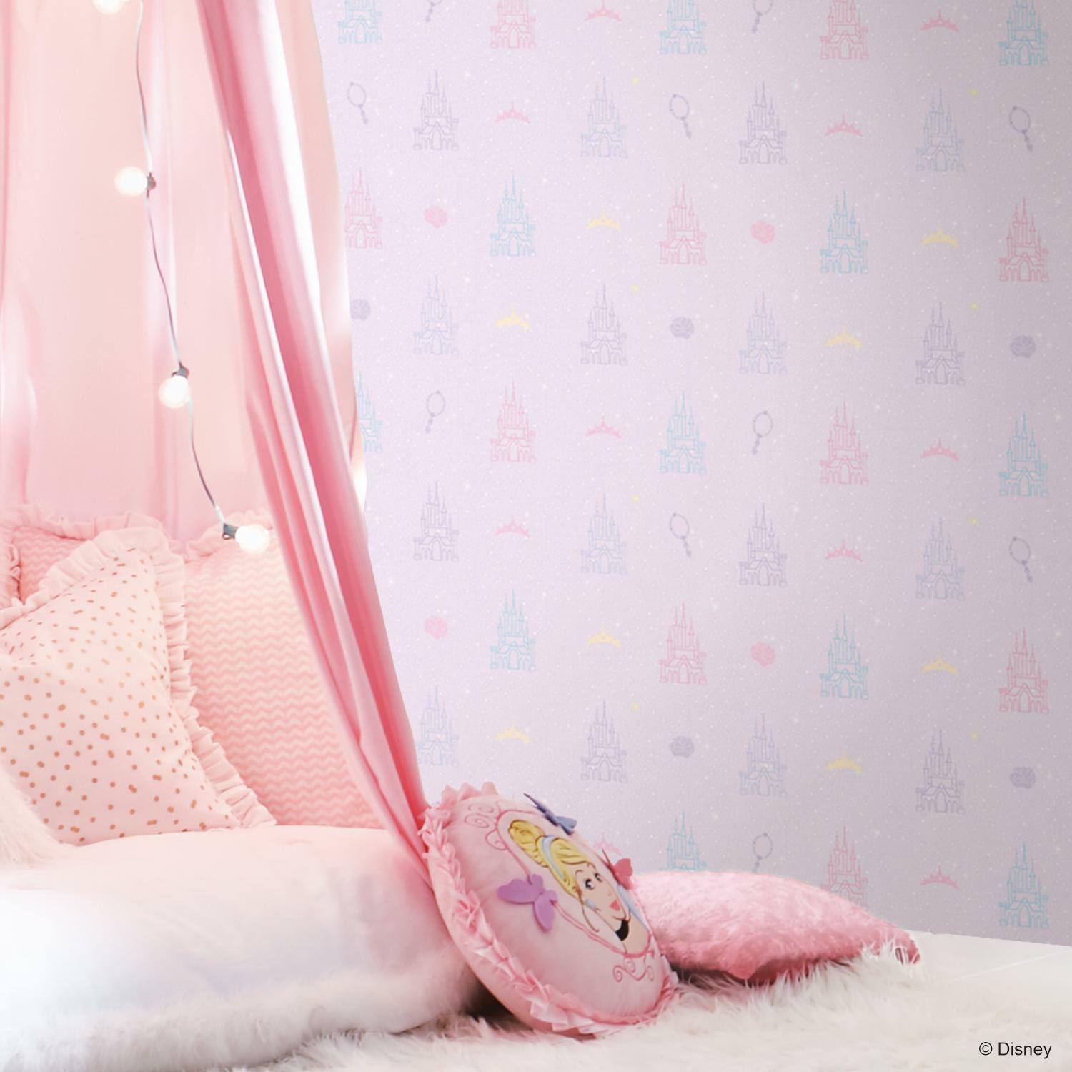 RoomMates Disney Princess Castle Peel & Stick Wallpaper