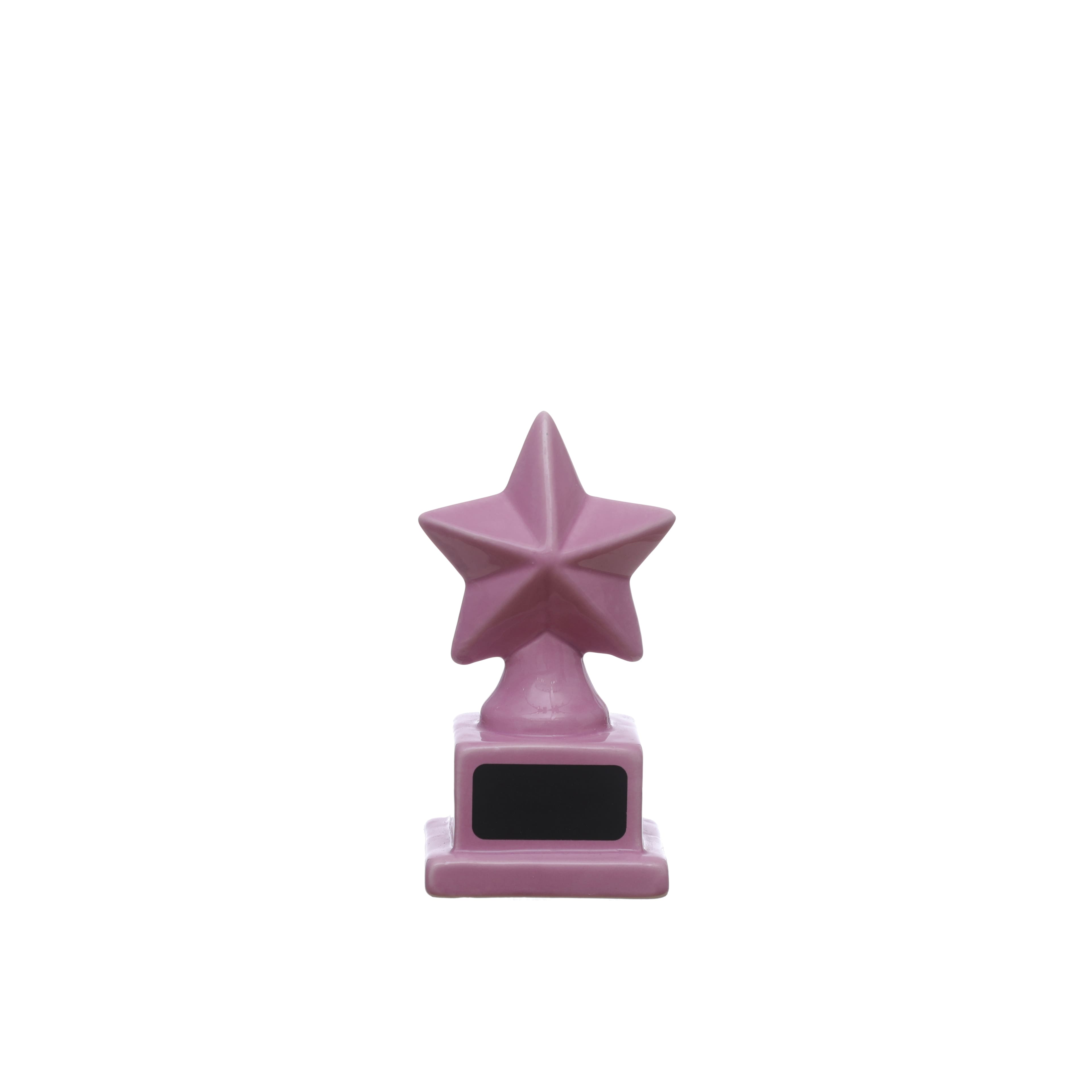 Class Rules! 4.75" Pink Star Tabletop Décor by B2C™