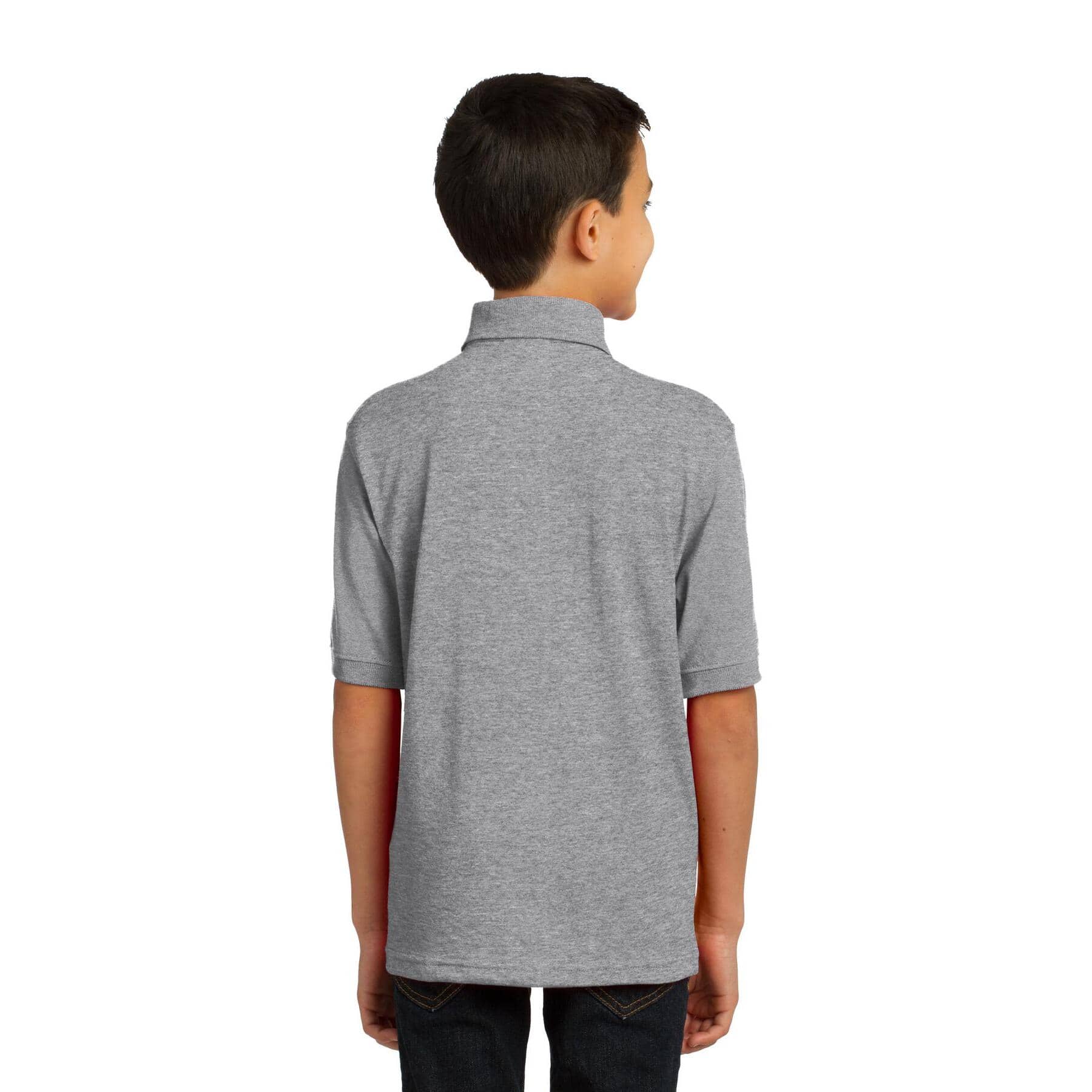 Port & Company® Youth Core Blend Jersey Knit Polo