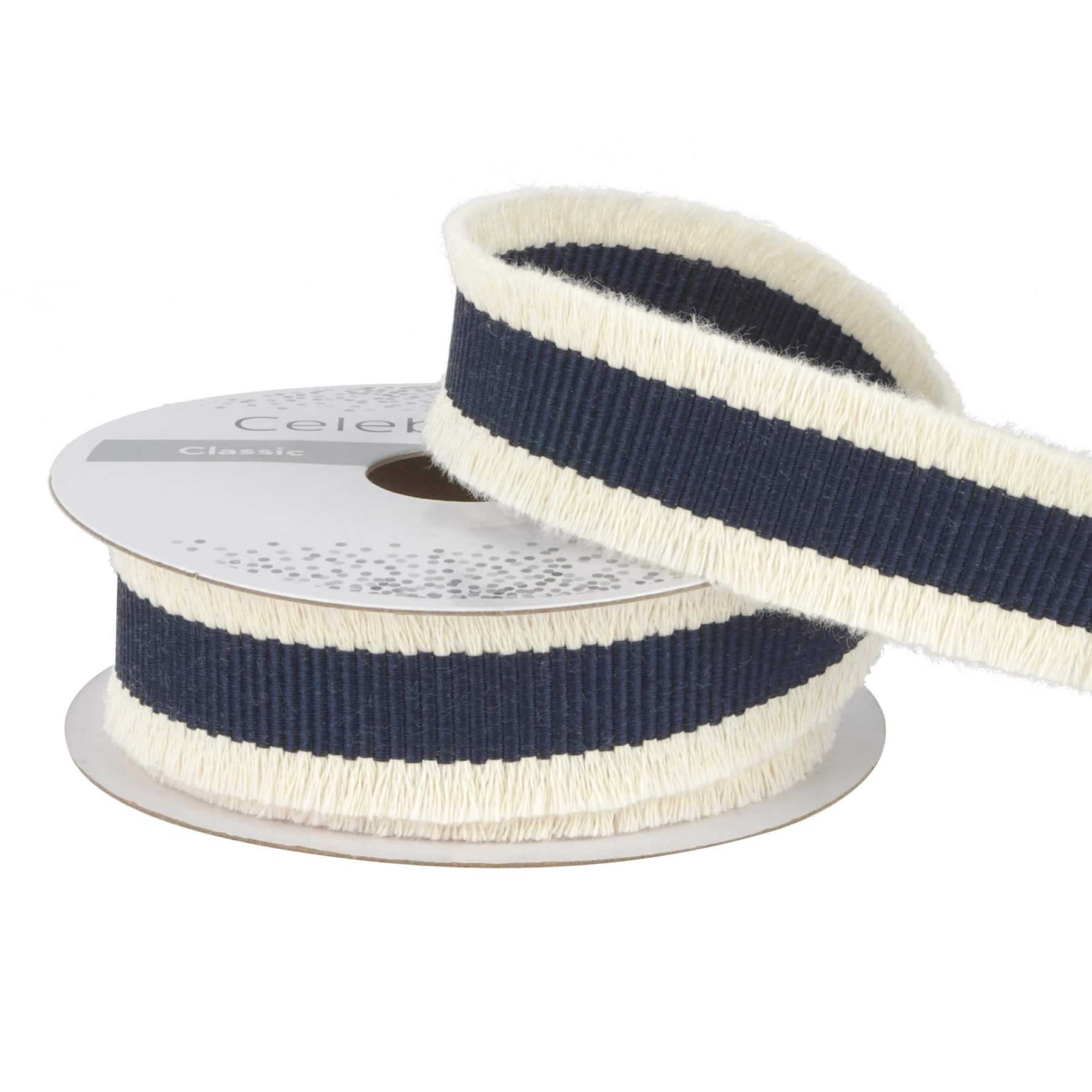 12 Pack: 7/8'' x 5yd. Fringe Ribbon by Celebrate It®