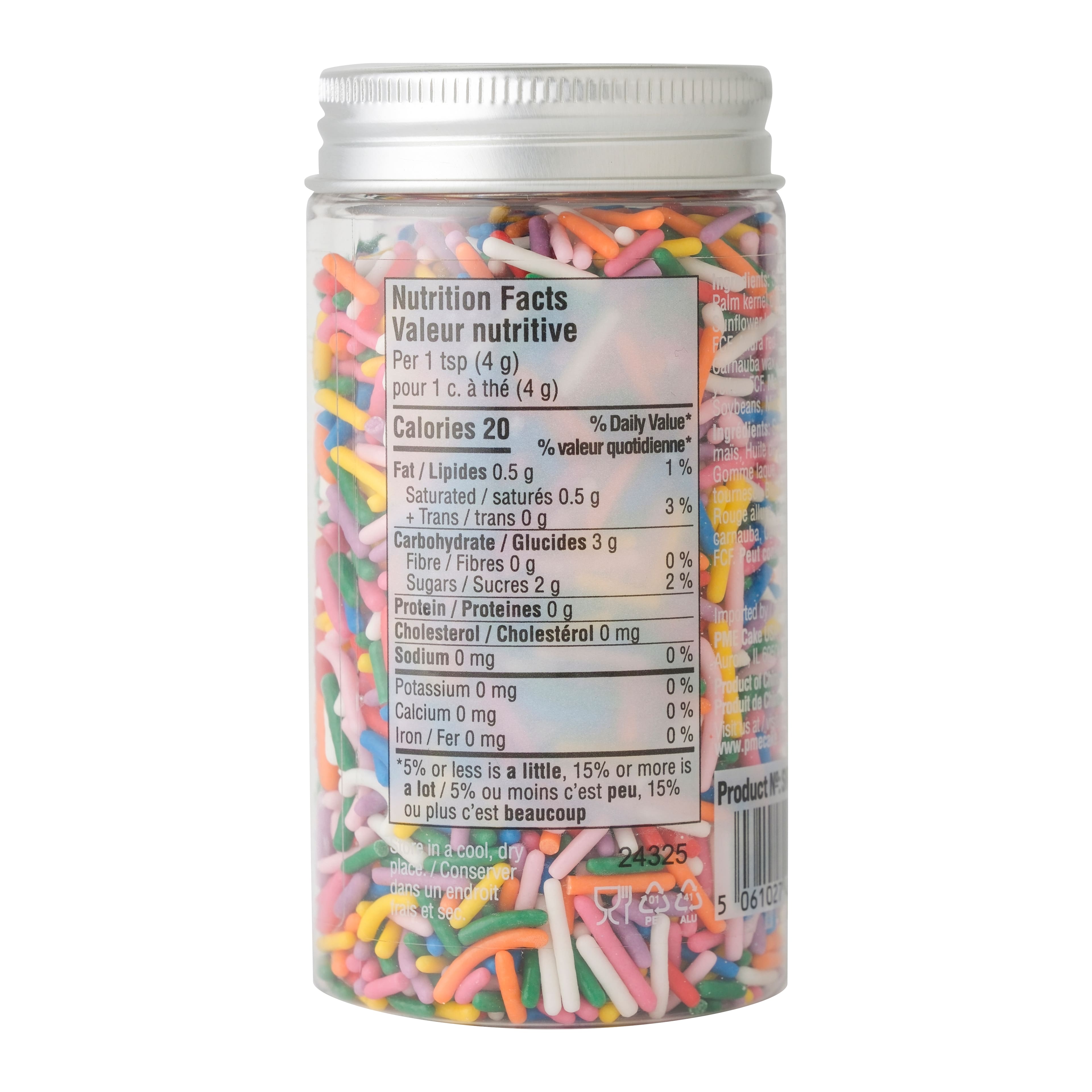 PME Cake Sweet Street® 3.5oz. Jimmies Sprinkles