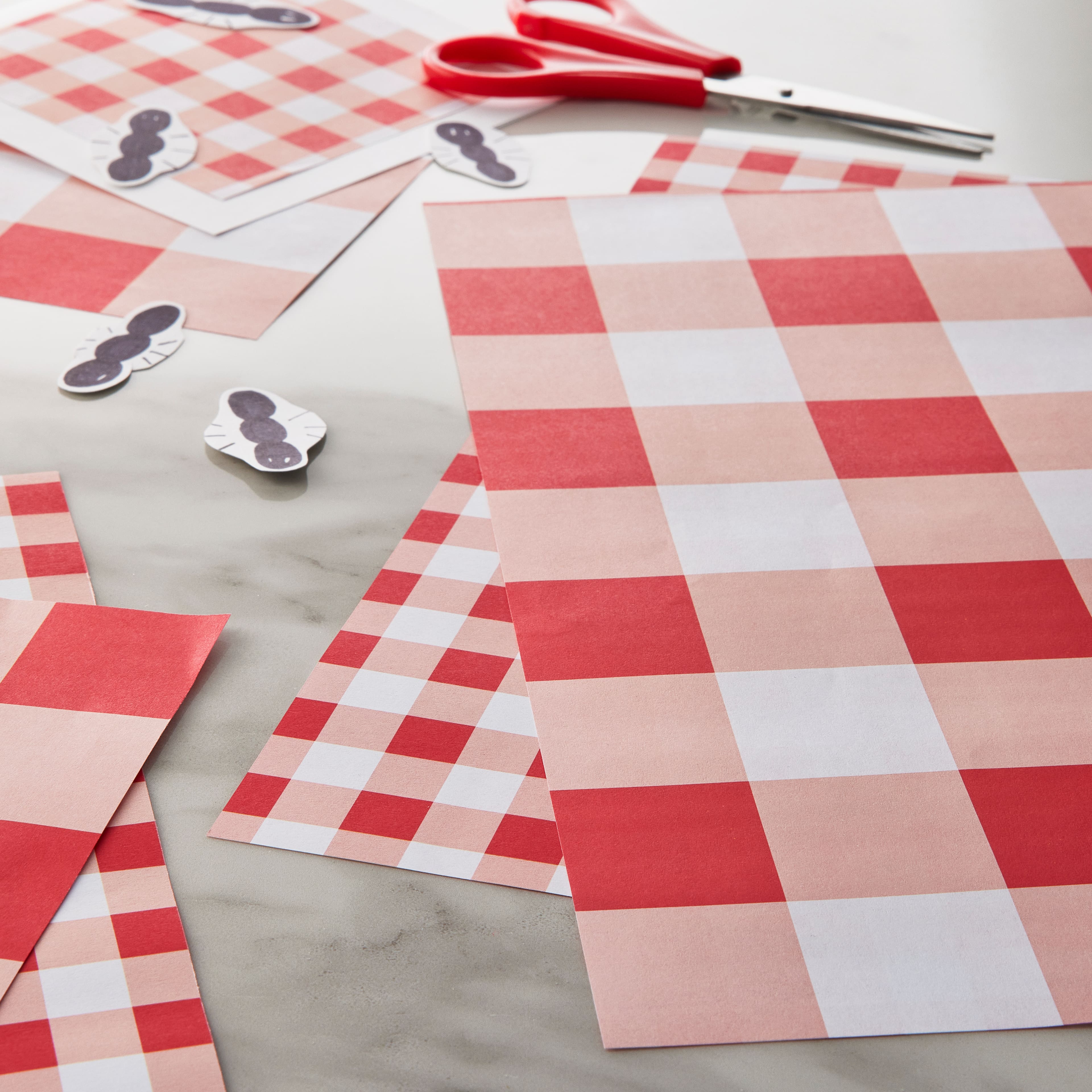 Buffalo Plaid Double-Sided Cardstock by Recollections