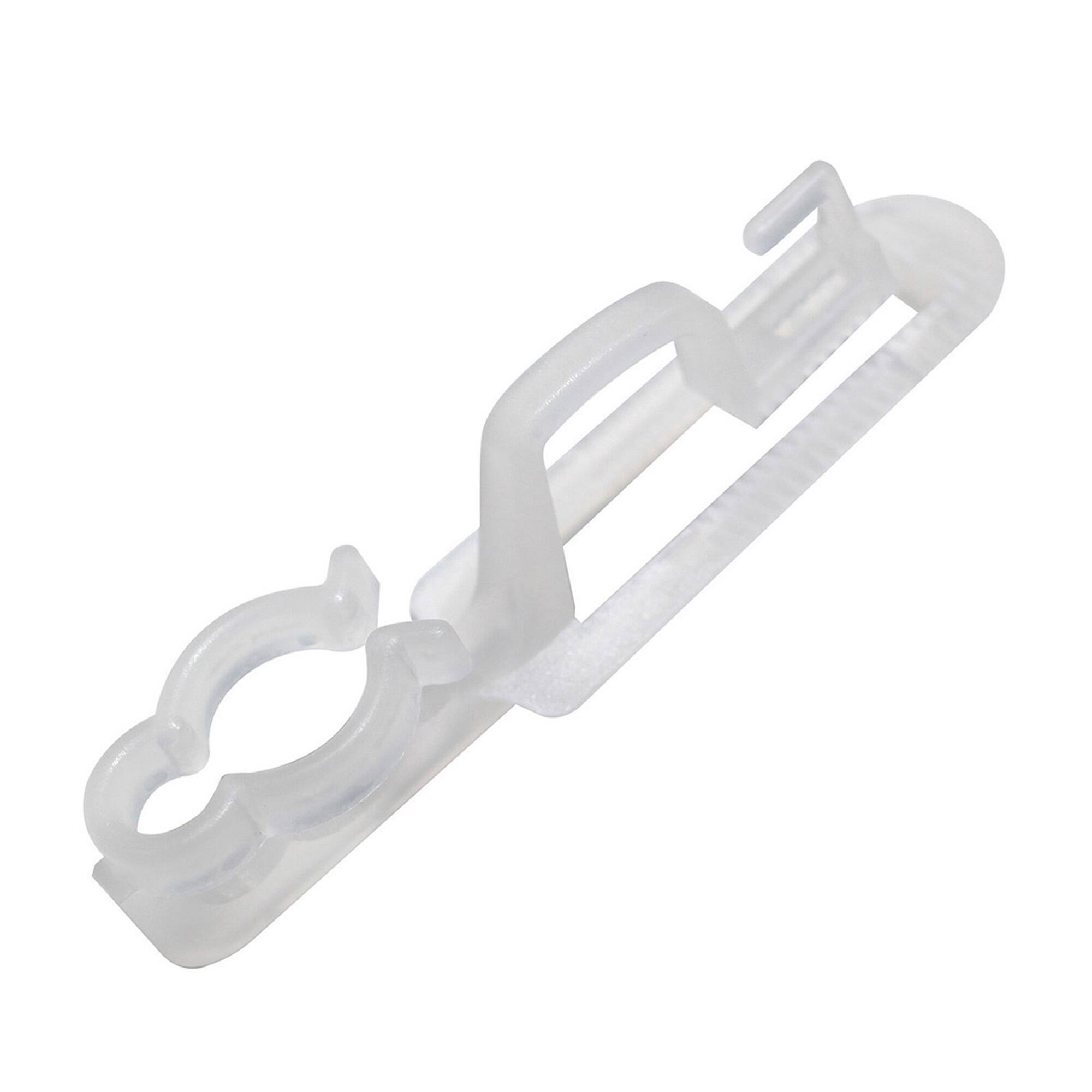 100ct Outdoor Gutter and Shingle Clips for Mini Christmas Lights