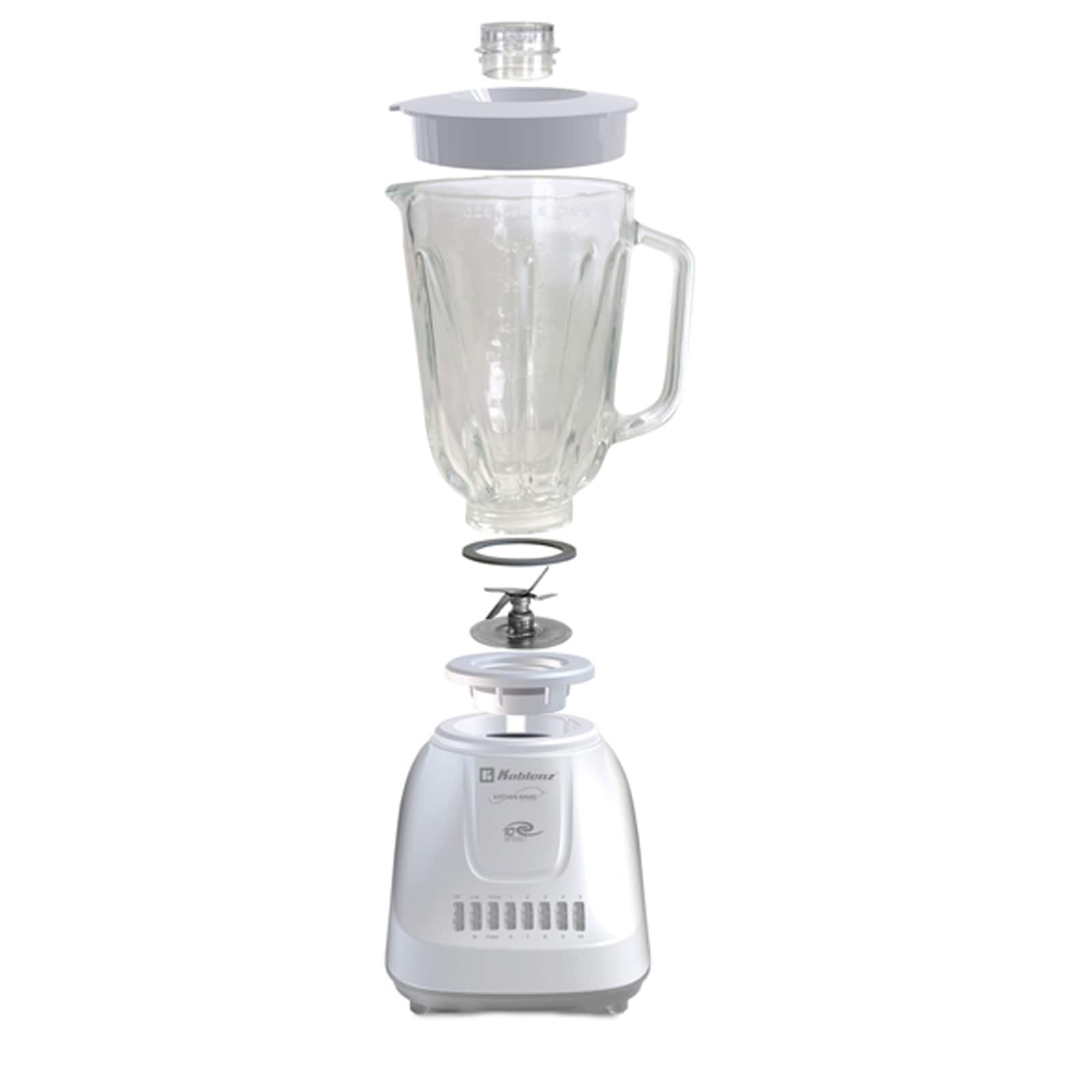 Koblenz Kitchen Magic 1.5 Liter 10 Speed & 2 Pulses Glass Jar Blender