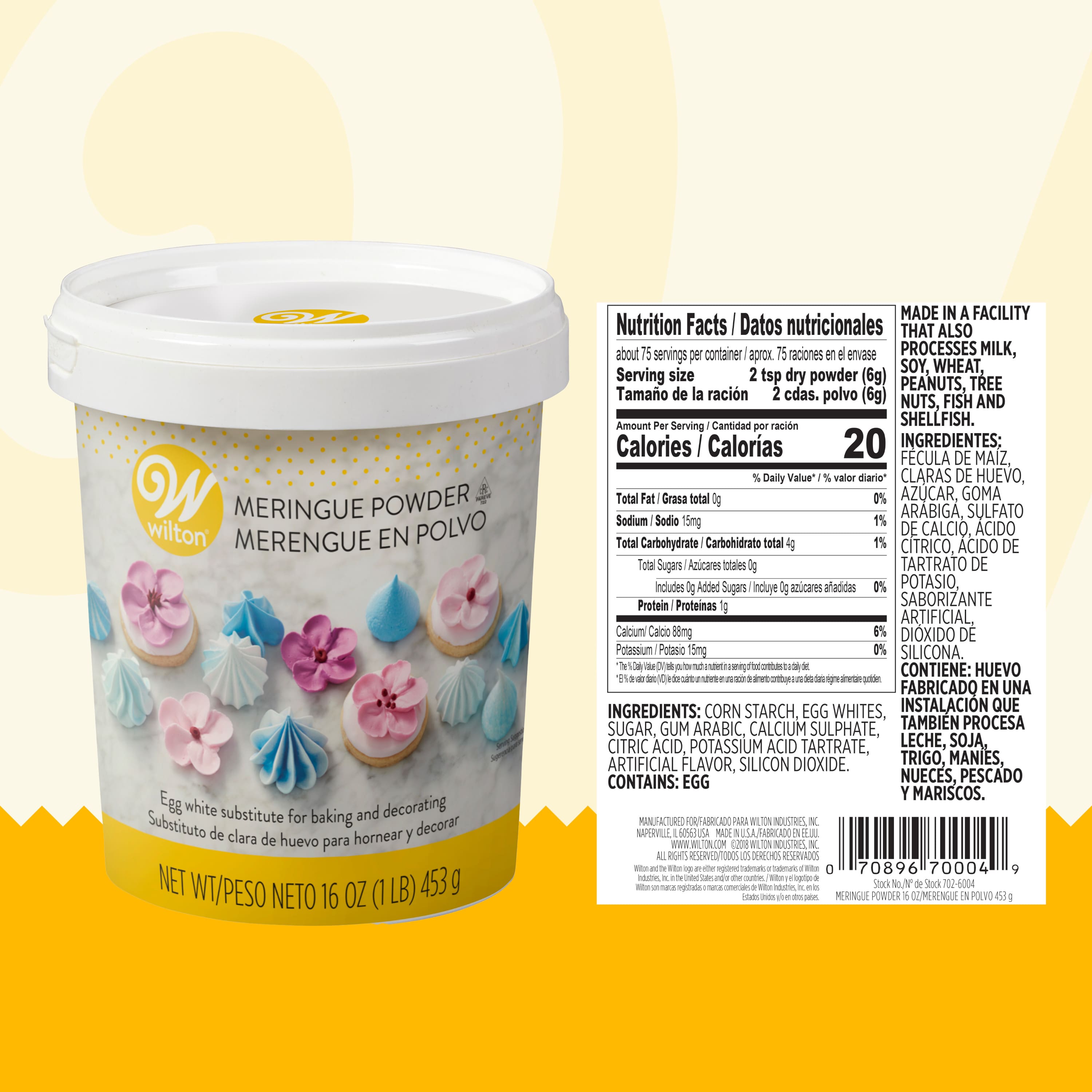 Wilton® 16oz. Meringue Powder Egg Substitute