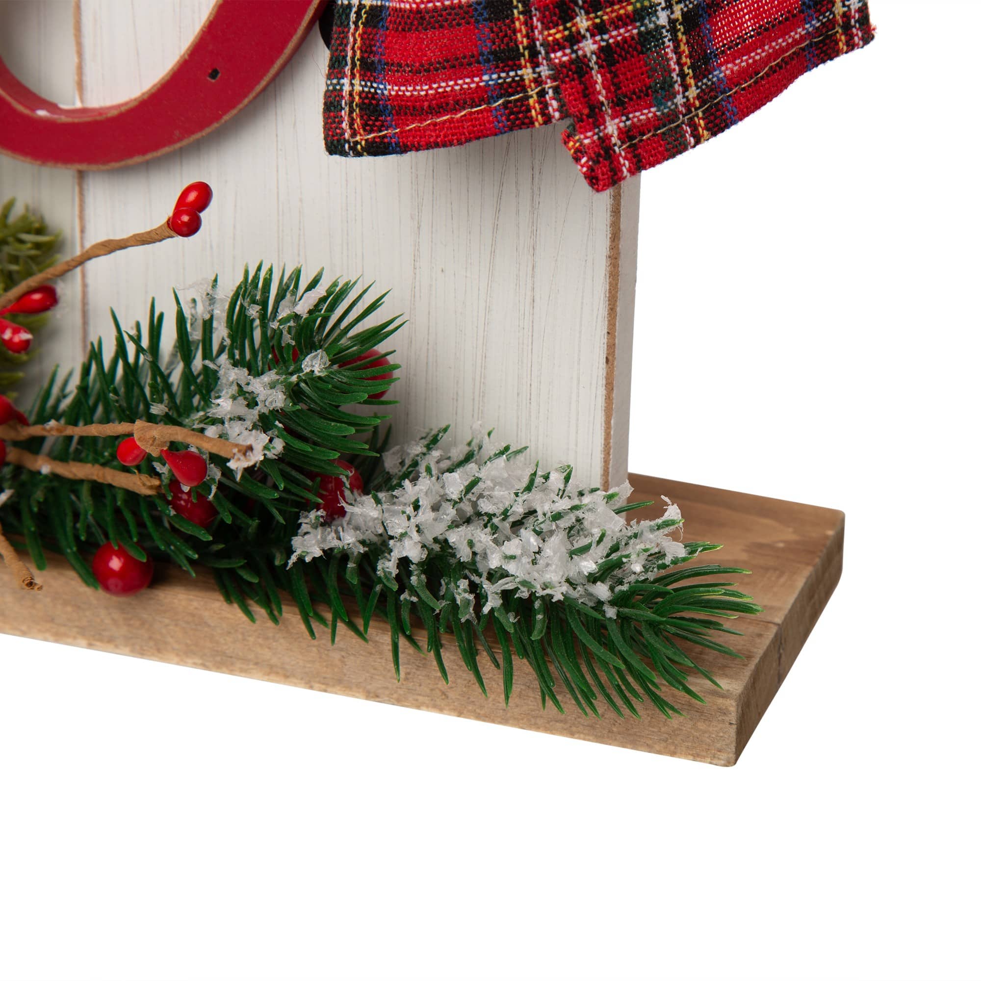 Glitzhome® 18" Wooden Snowman Family Décor Accent
