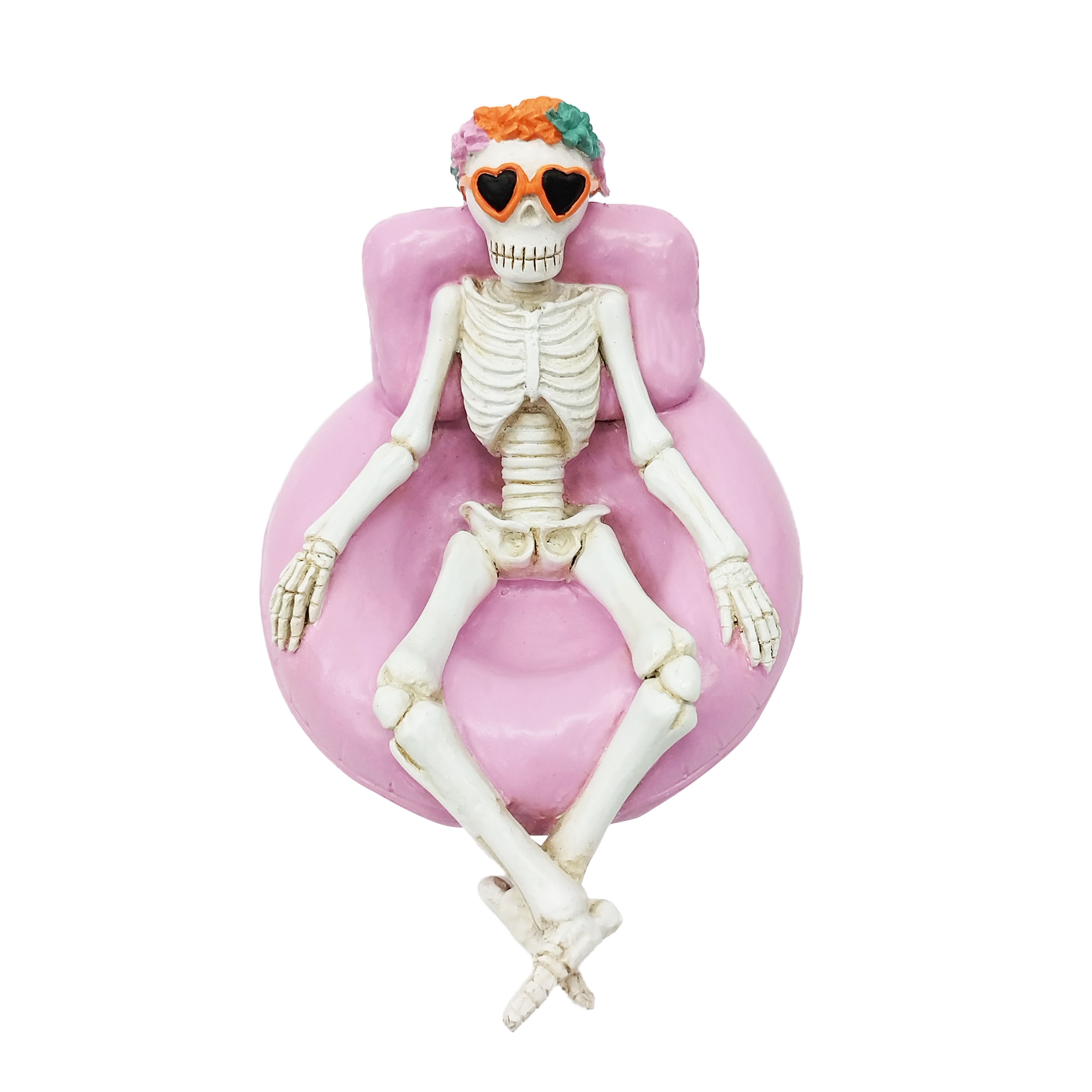 7.3" Skeleton with Pool Float Tabletop Décor by Ashland®