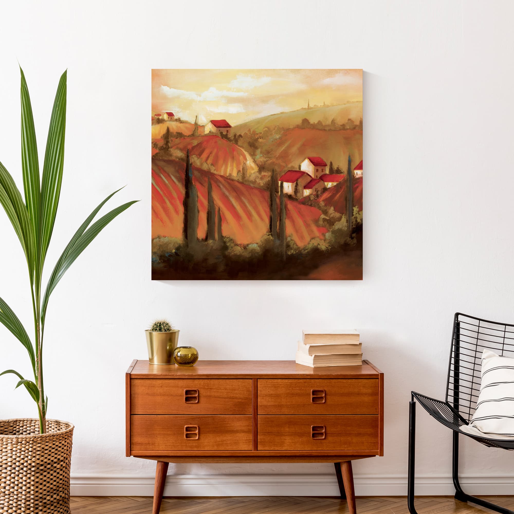 Tuscan Valley Canvas Wall Art