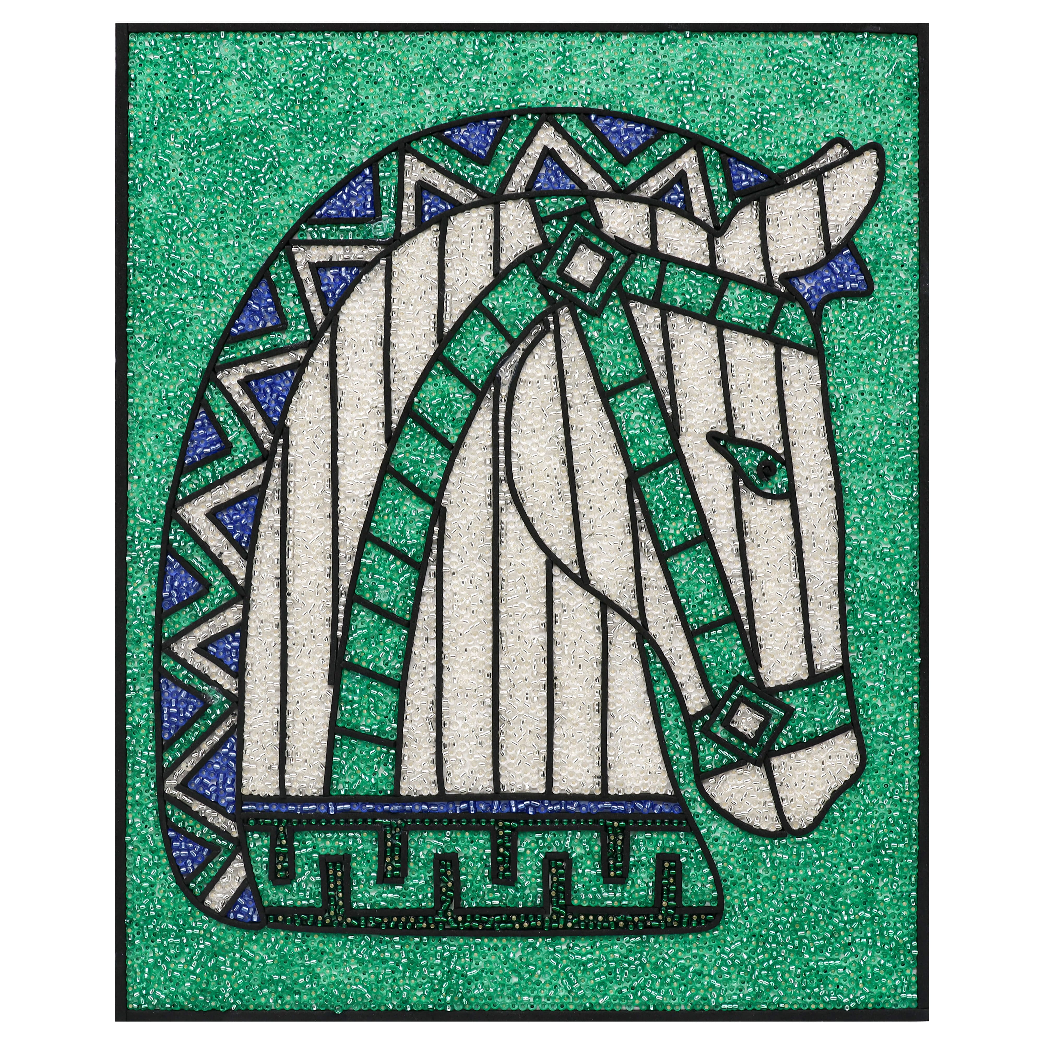 Jonathan Adler x Michaels 8" x 10" Horse Bead Art Kit