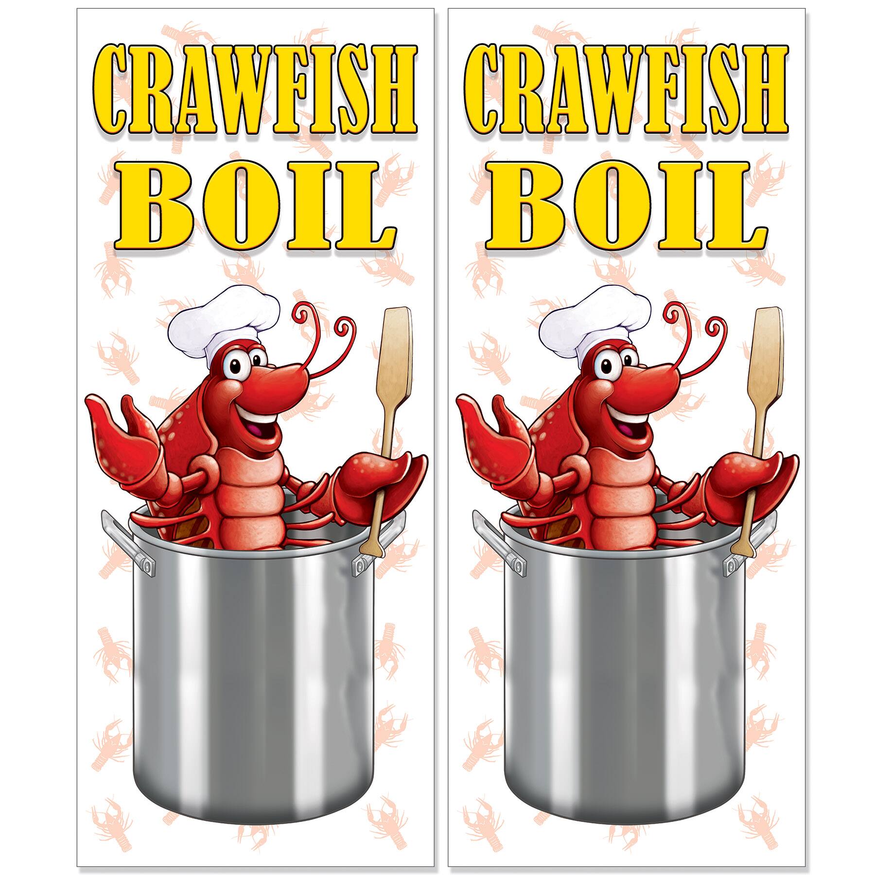 Beistle 30" x 6ft. Crawfish Boil Door Covers, 2ct.