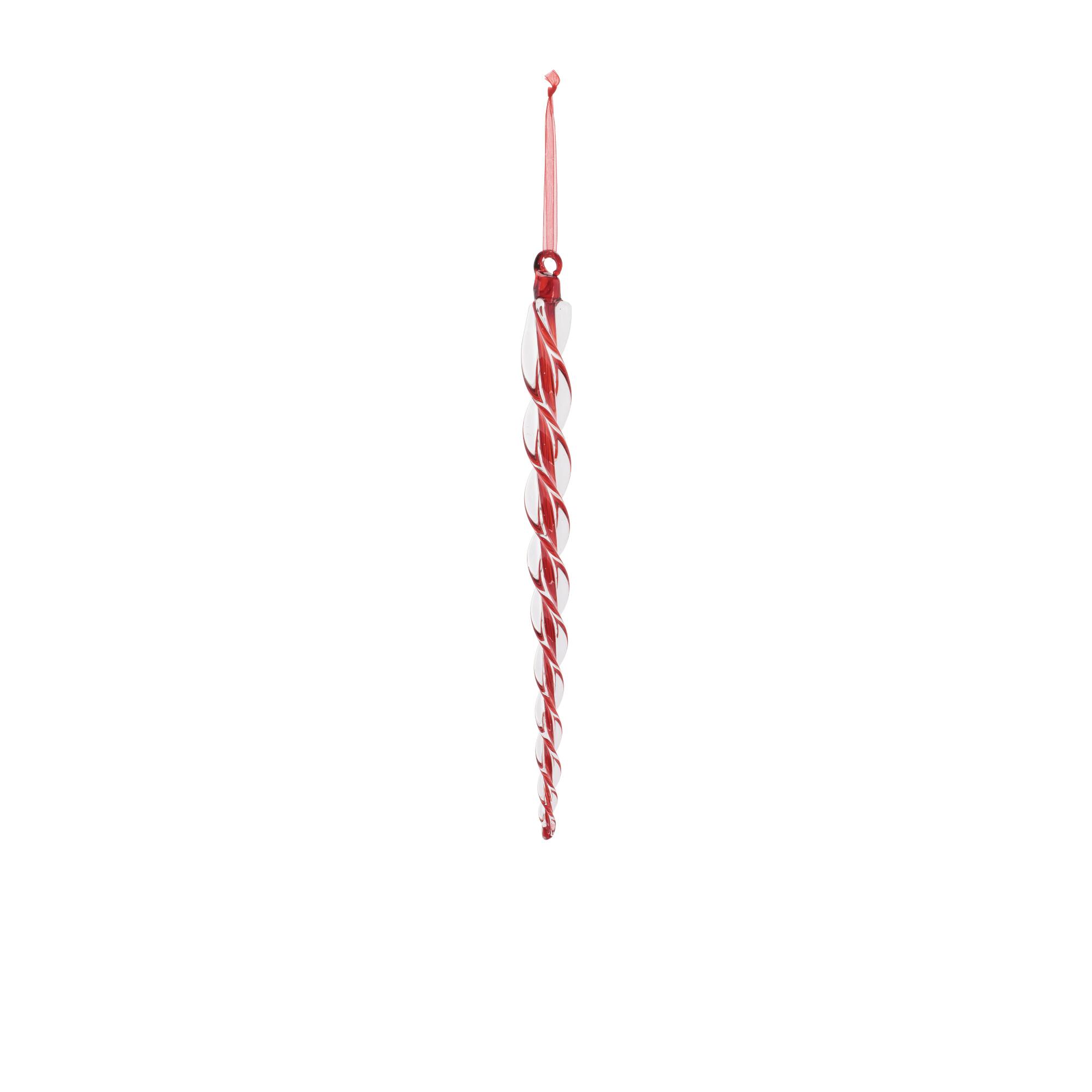Melrose Icicle Glass Ornaments Set