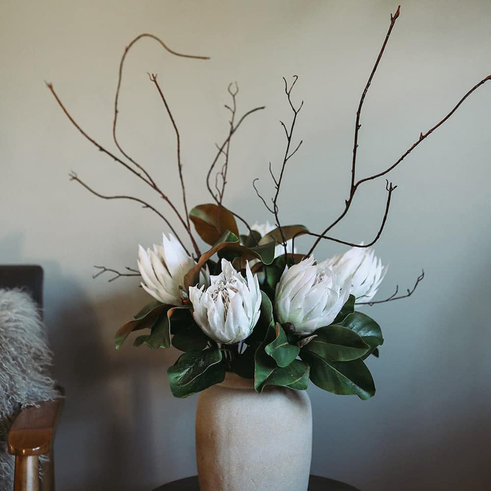 Prestige Botanicals 23.5" Artificial King Protea Stem