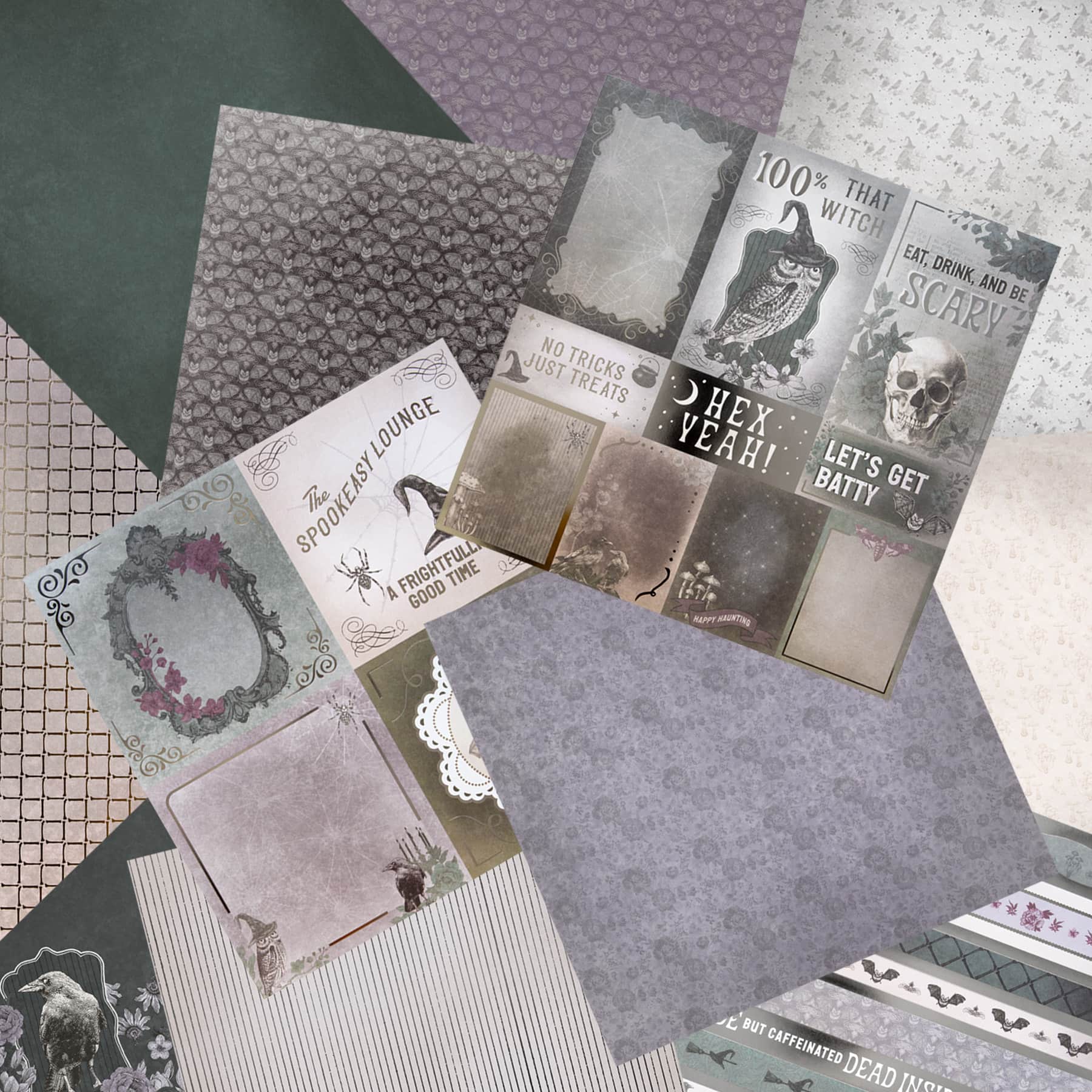 12" x 12" Hallowed Halls Paper Pad by Recollections™, 24 Sheets