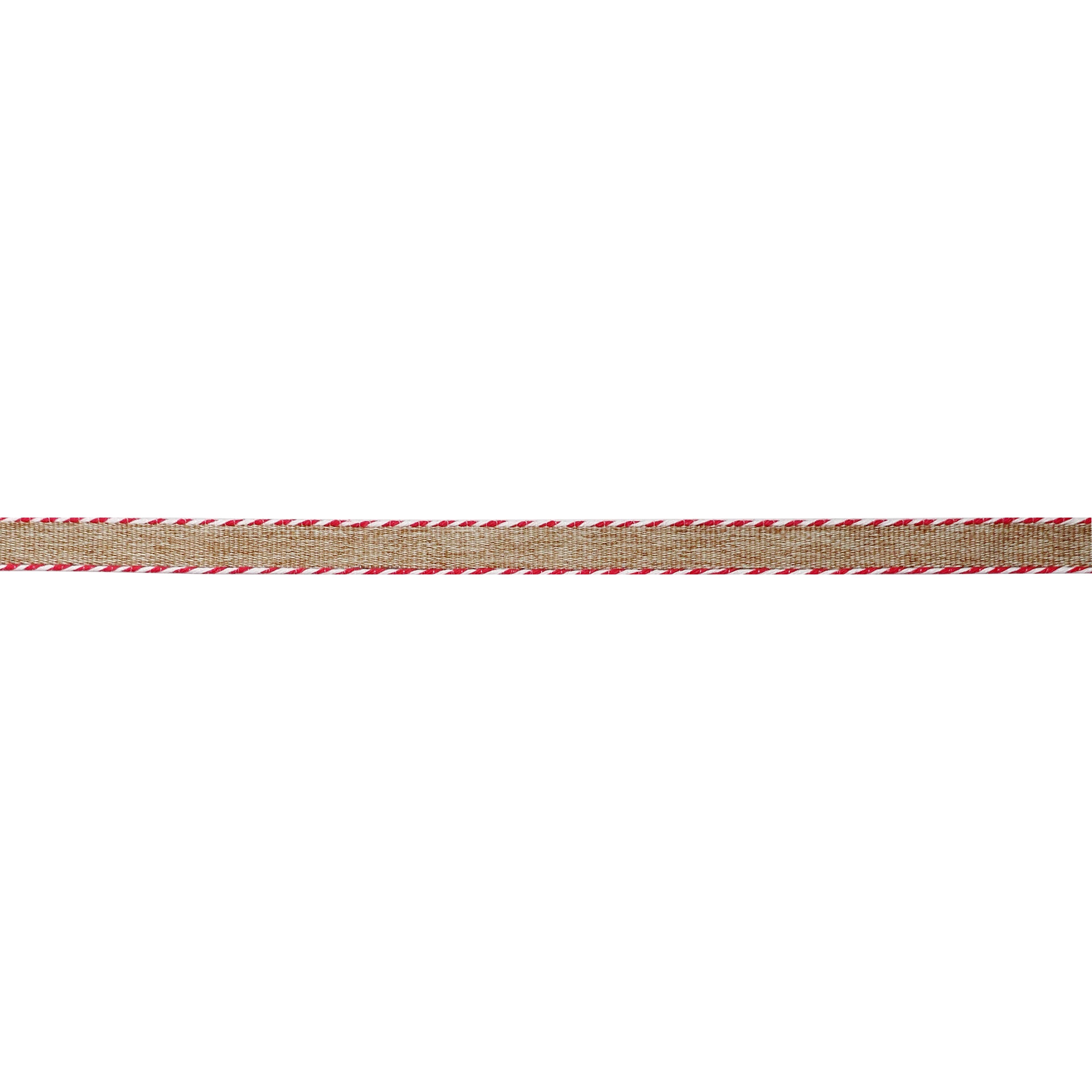 3/8'' x 7yd. Linen Twist Edge Ribbon by Celebrate It