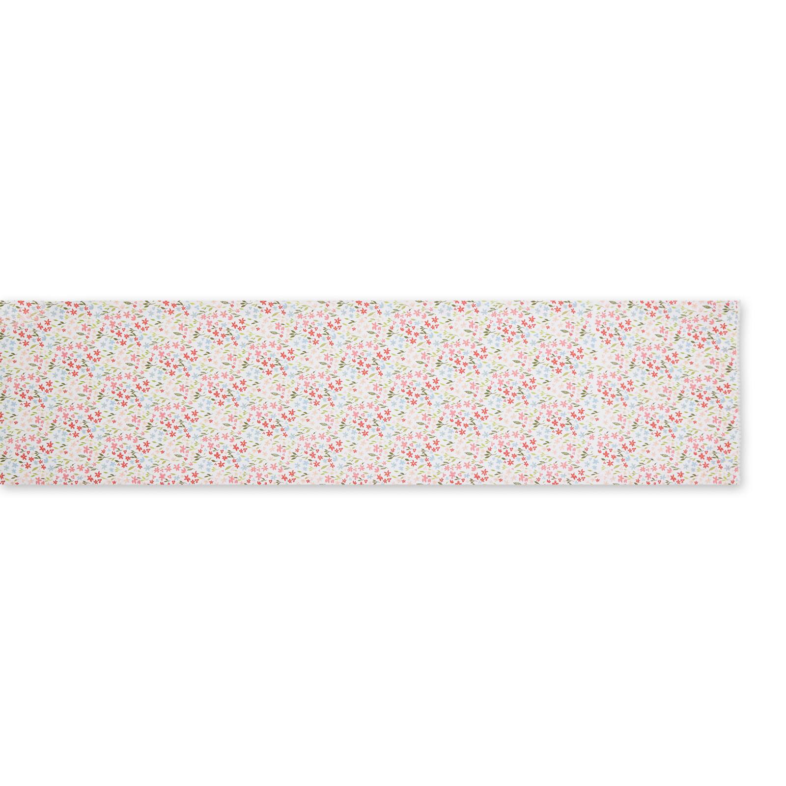 Sweet Flowers Printed Table Runner 14" x 72"