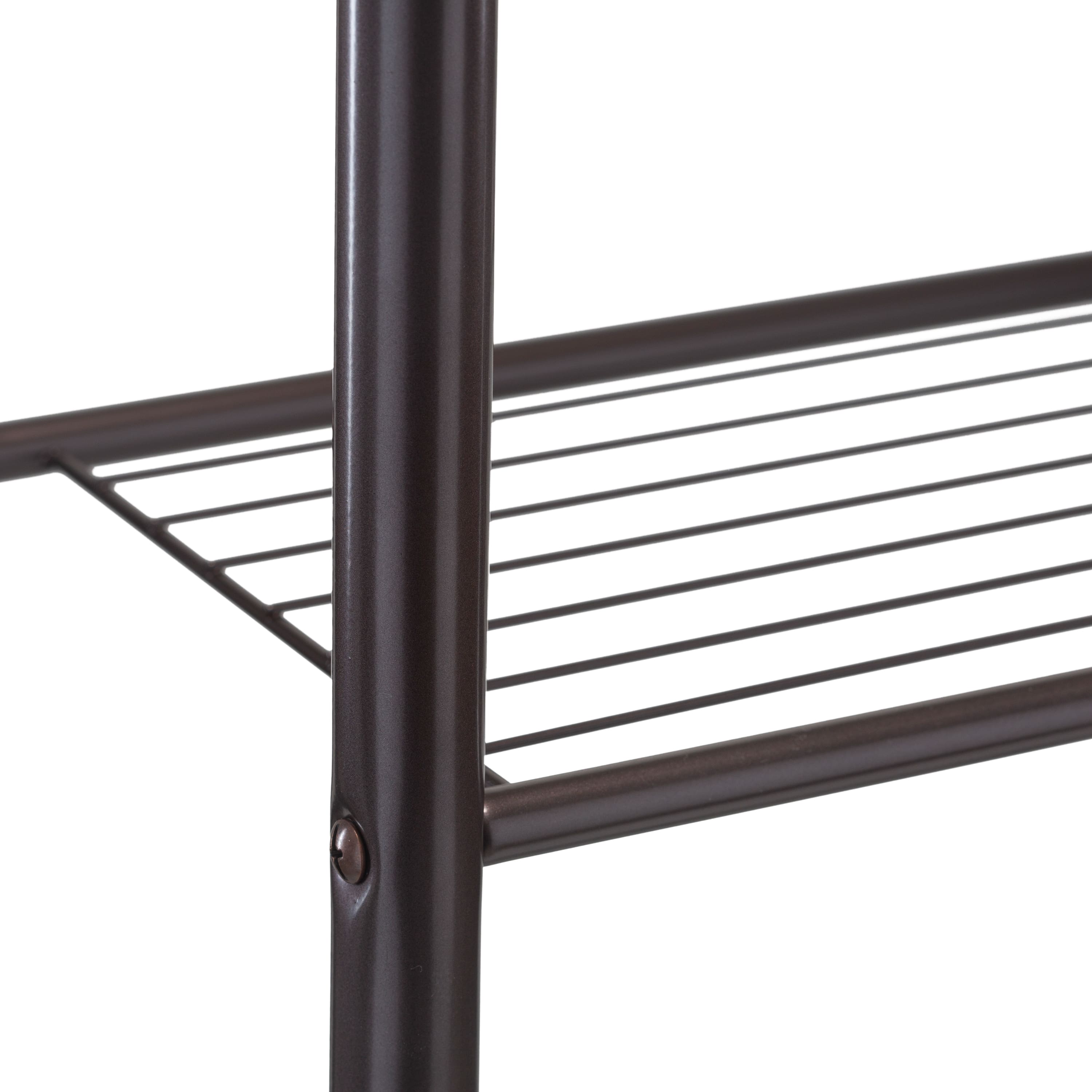 Organize It All Belgium Bronze 3-Tier Over the Toilet Space Saver