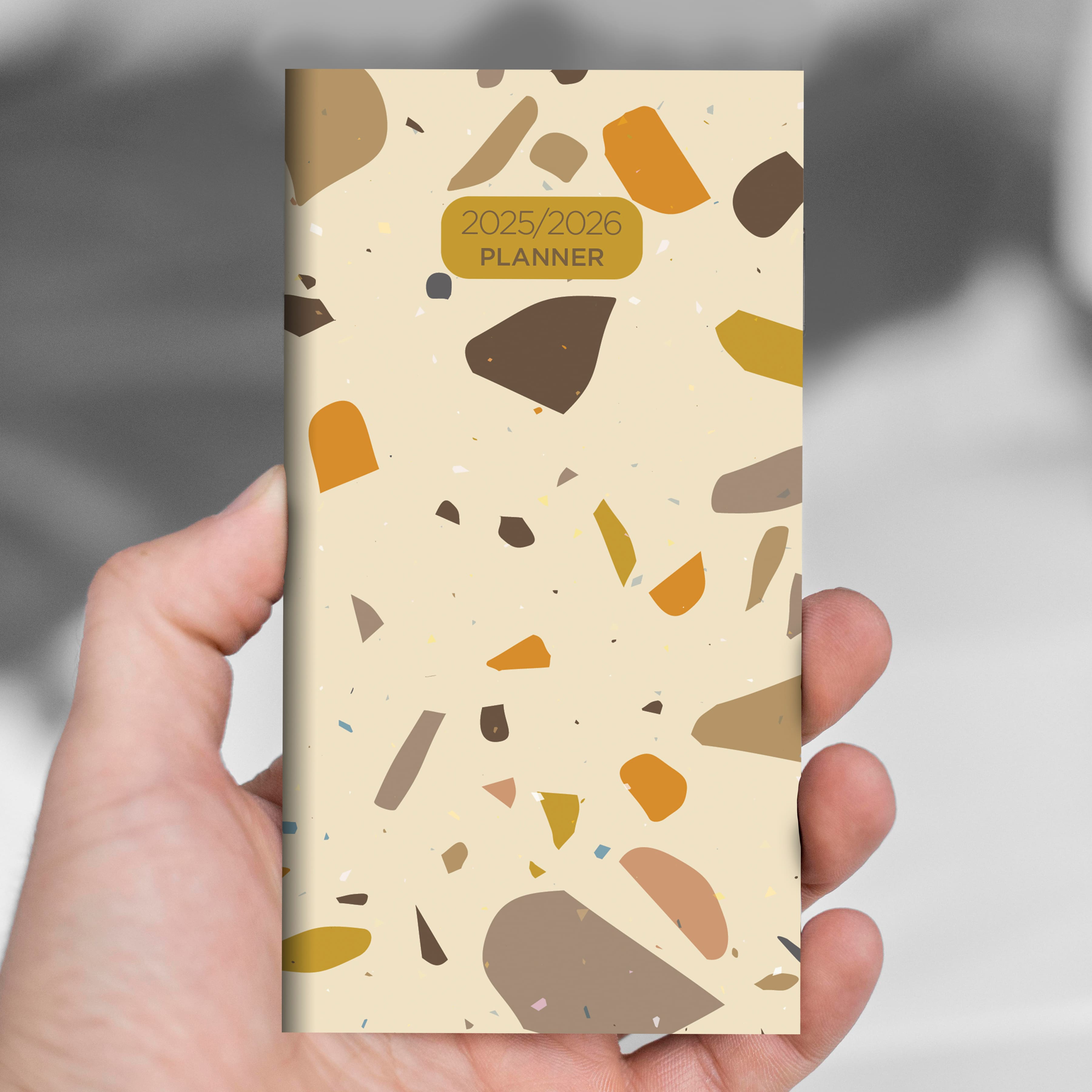 TF Publishing 2025-2026 Terrazzo Small Monthly Pocket Planner