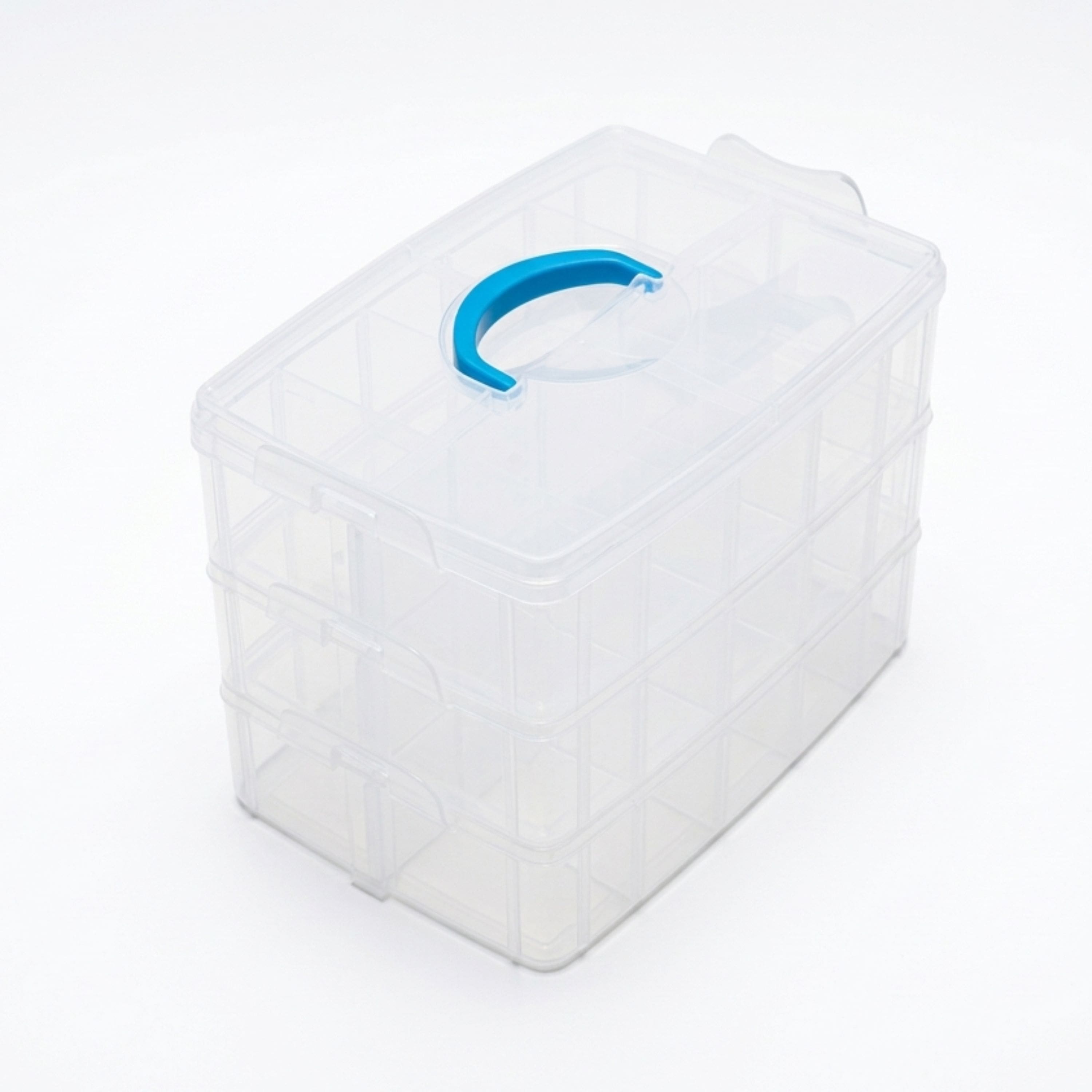 6 Pack: Adjustable Snap Box Jewelry Organizer by Bead Landing™