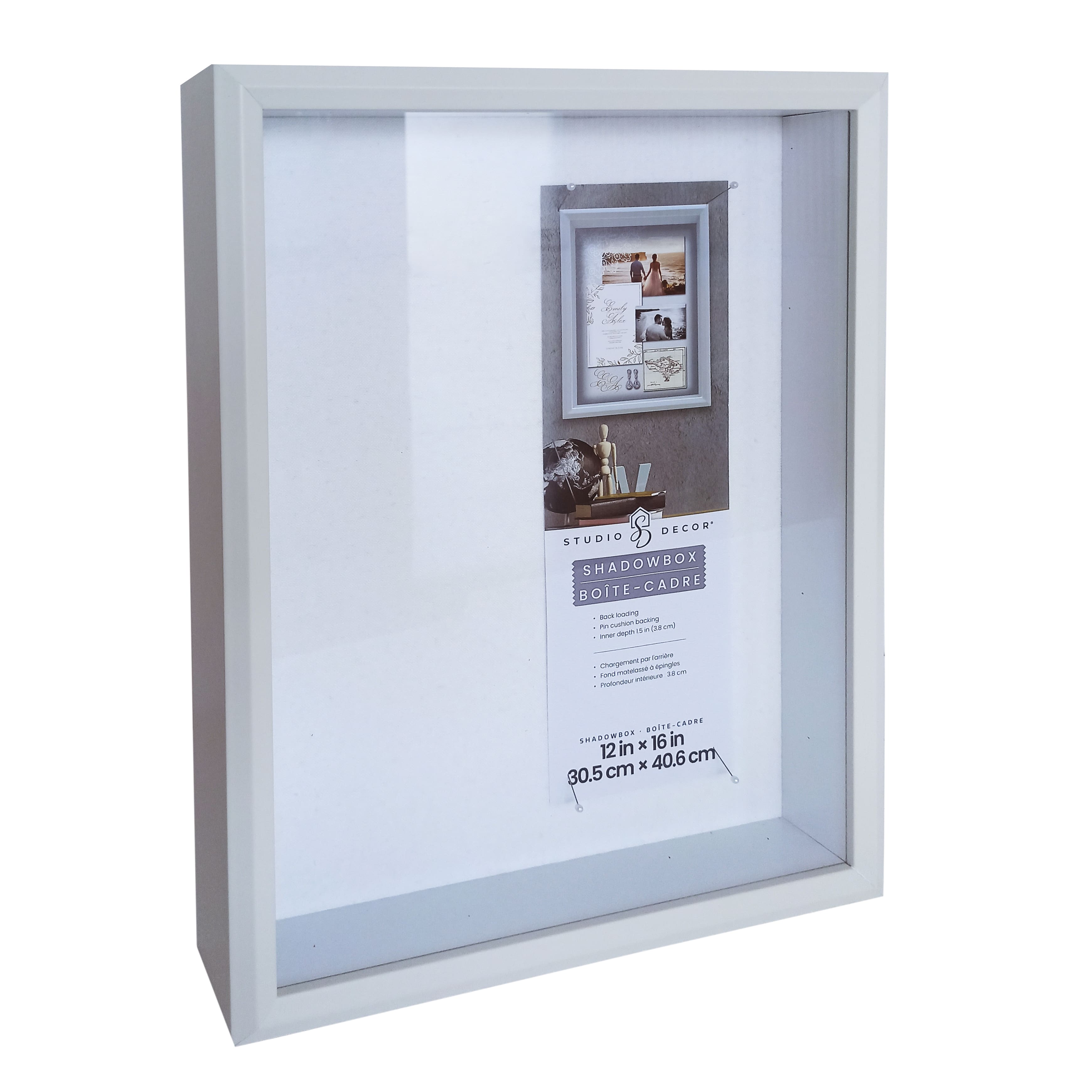 White Beveled Shadow Box by Studio Décor®