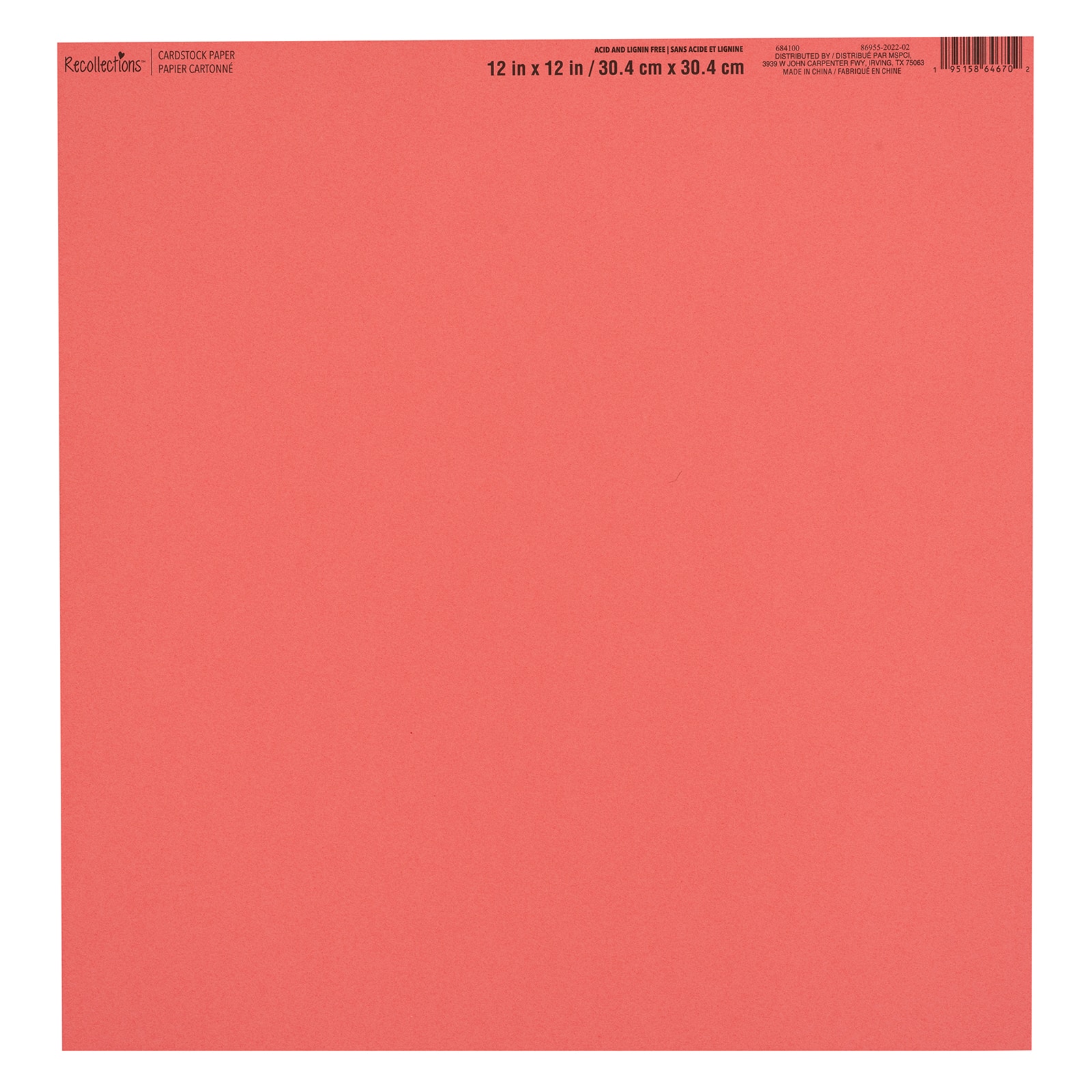 Smooth Solid Cardstock Paper by Recollections™, 12" x 12"