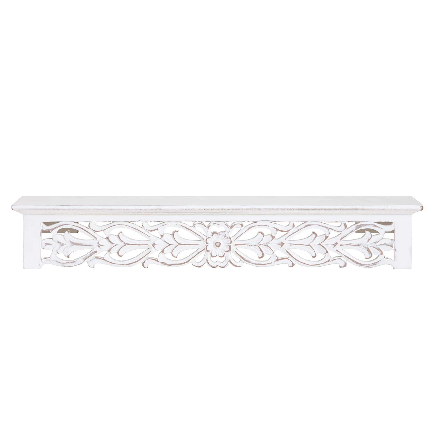 Habitat Decor Hyla 24" White Decorative Shelf