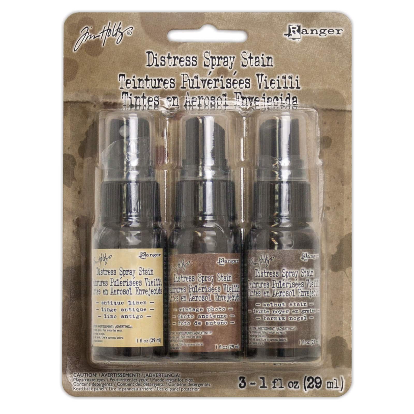 6 Packs: 3 ct. (18 total) Tim Holtz&#xAE; Distress Spray Stains, Set 3