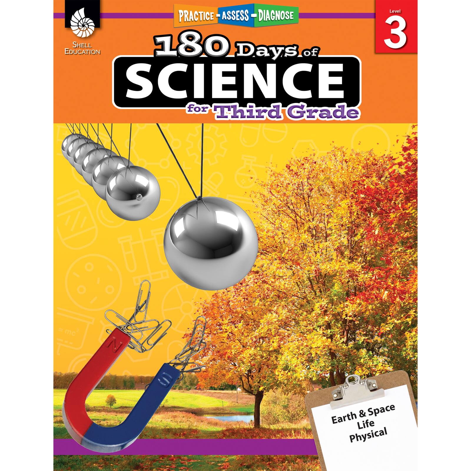 Shell Education 180 Days of Science, 3rd Grade