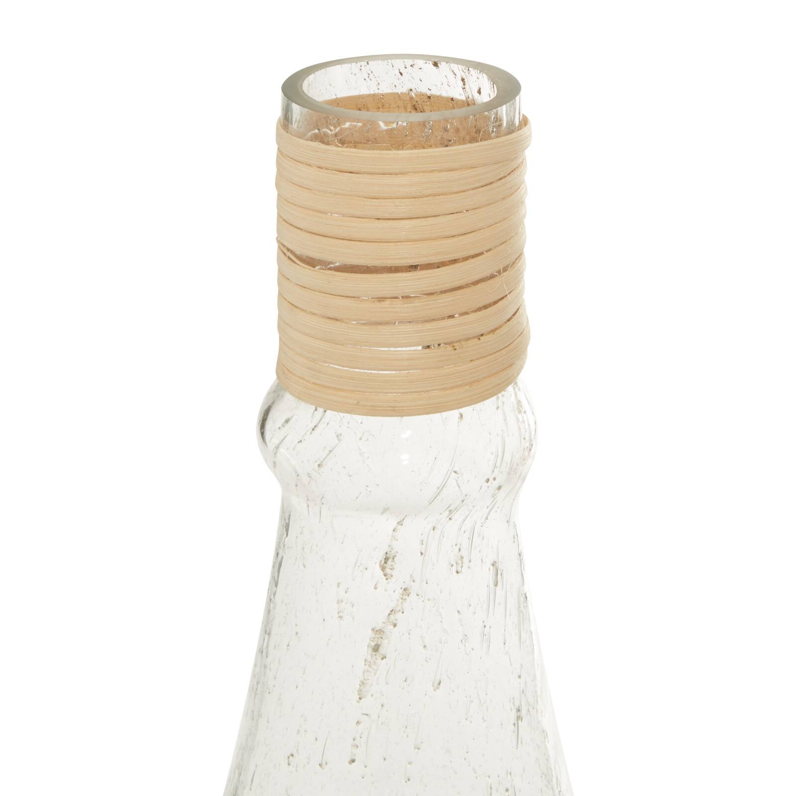 20" Clear Glass Coastal Vase