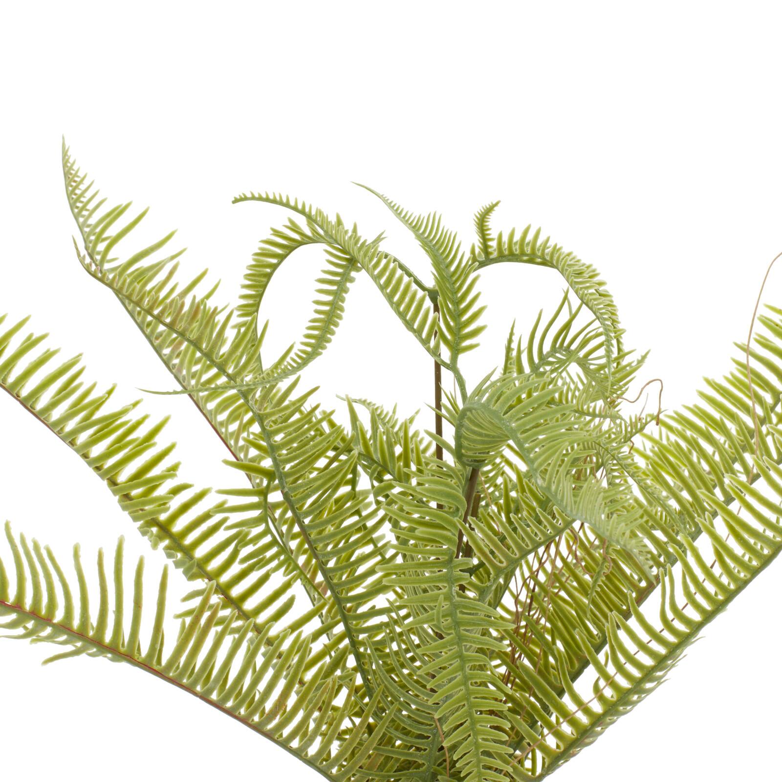 White Ceramic Contemporary Artificial Foliage, 18" x 16" x 14"