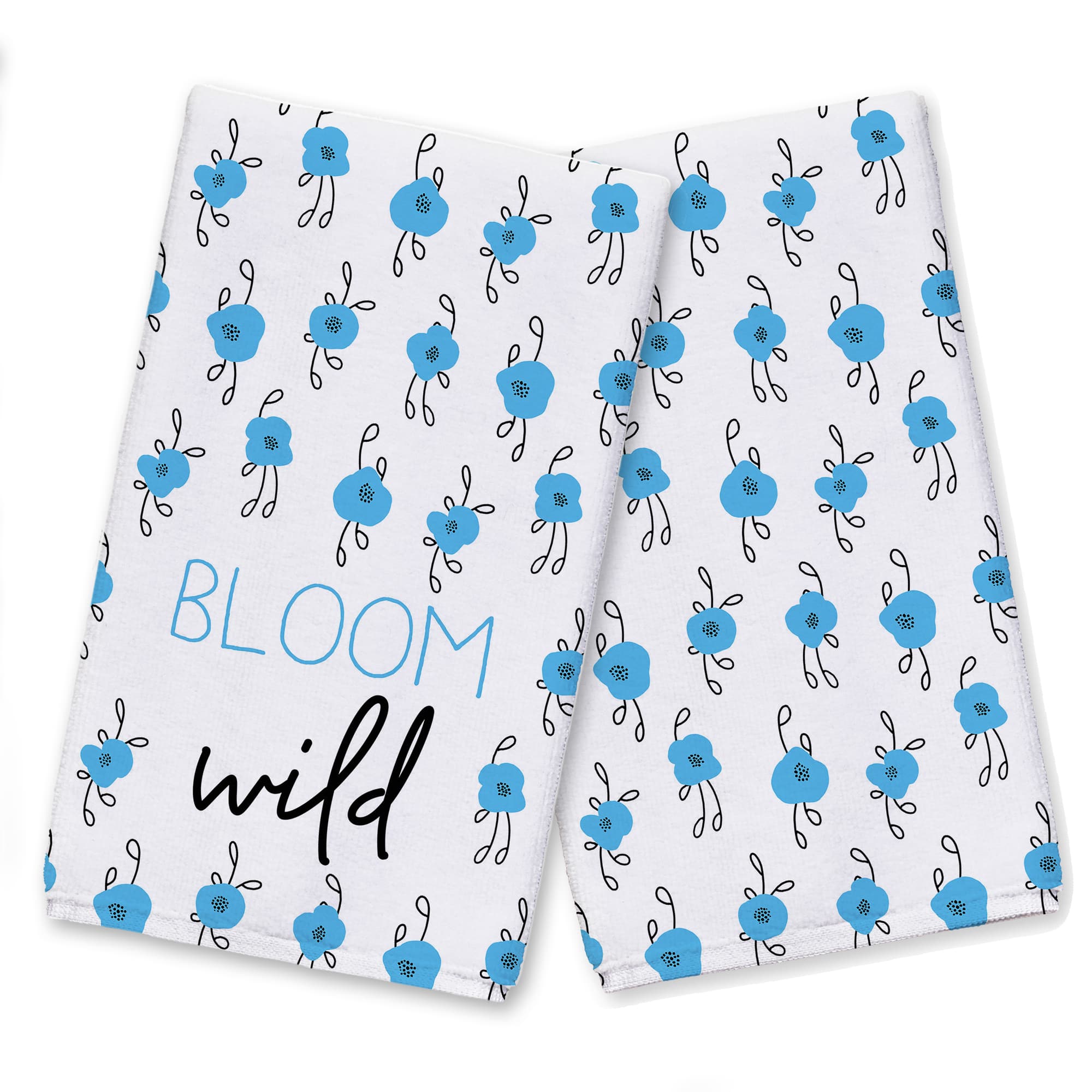 Bloom Wild 16" x 25" Tea Towel - Set of 2