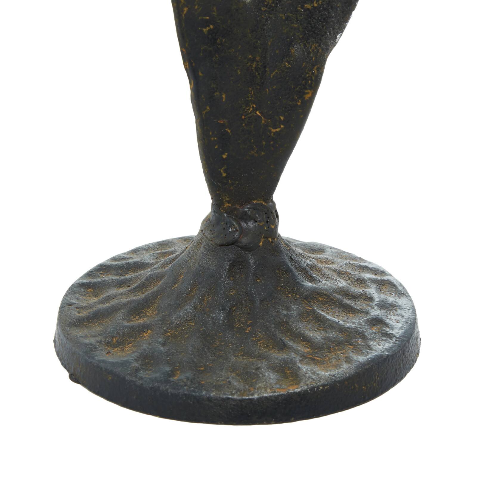 16" Rustic Metal Cactus Table Accent