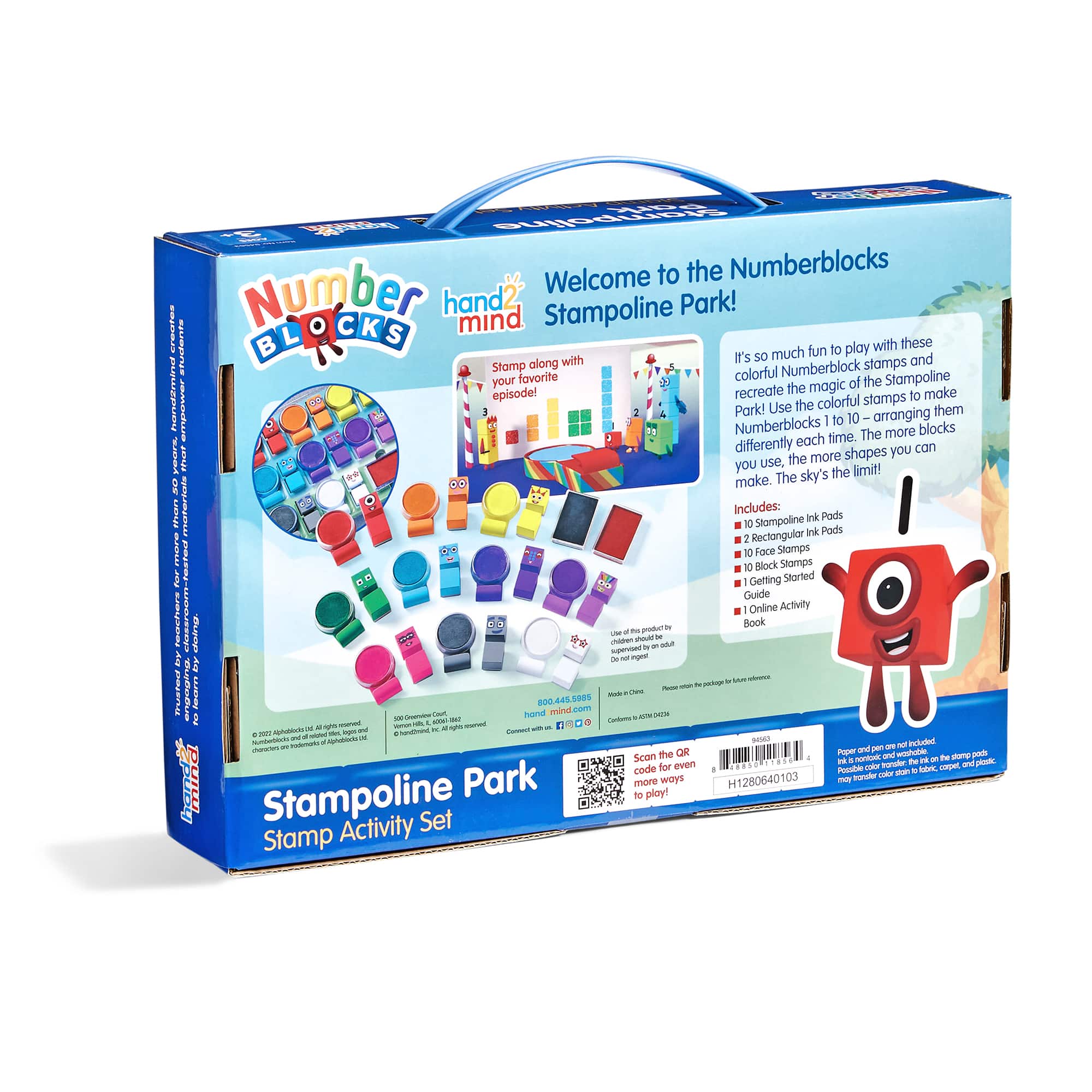 hand2mind® Numberblocks Stampoline Park Stamp Activity Set