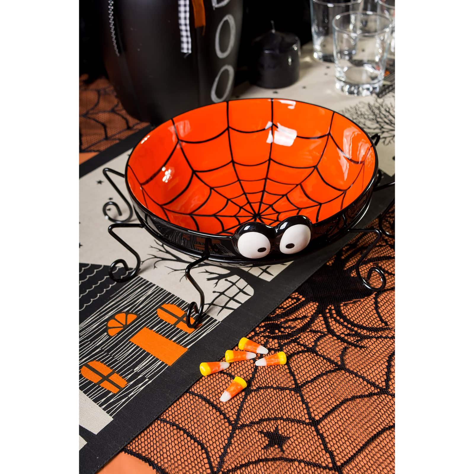 DII® 72" Haunted House Jute Table Runner