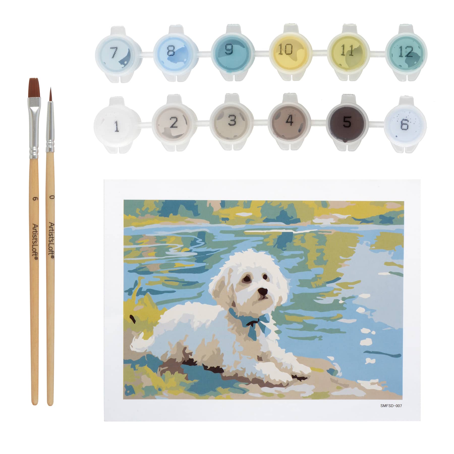 Coquette Dog Paint-by-Number Framed Mini Kit by Artist's Loft®