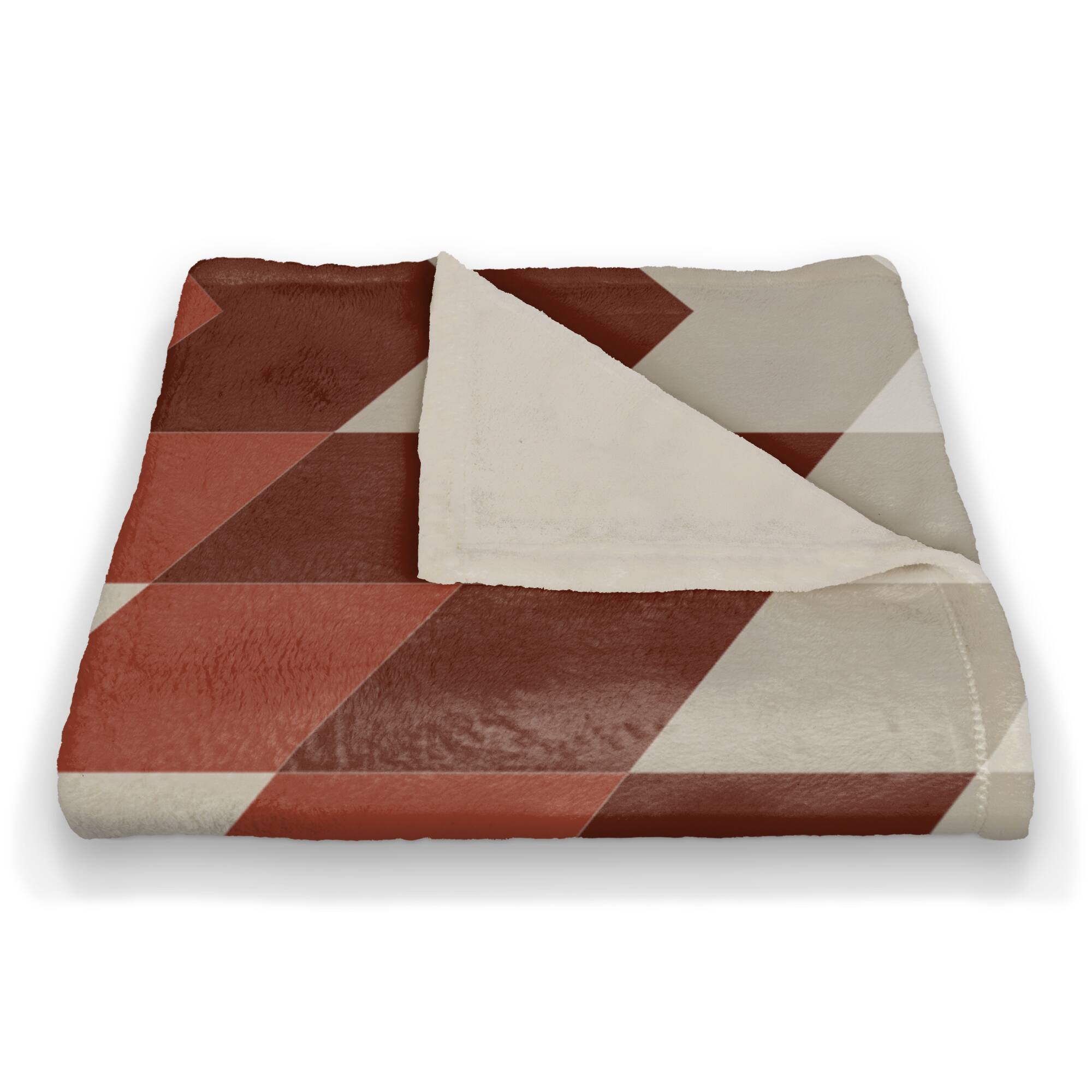 Pink Zig Zag 50" x 60" Coral Fleece Blanket