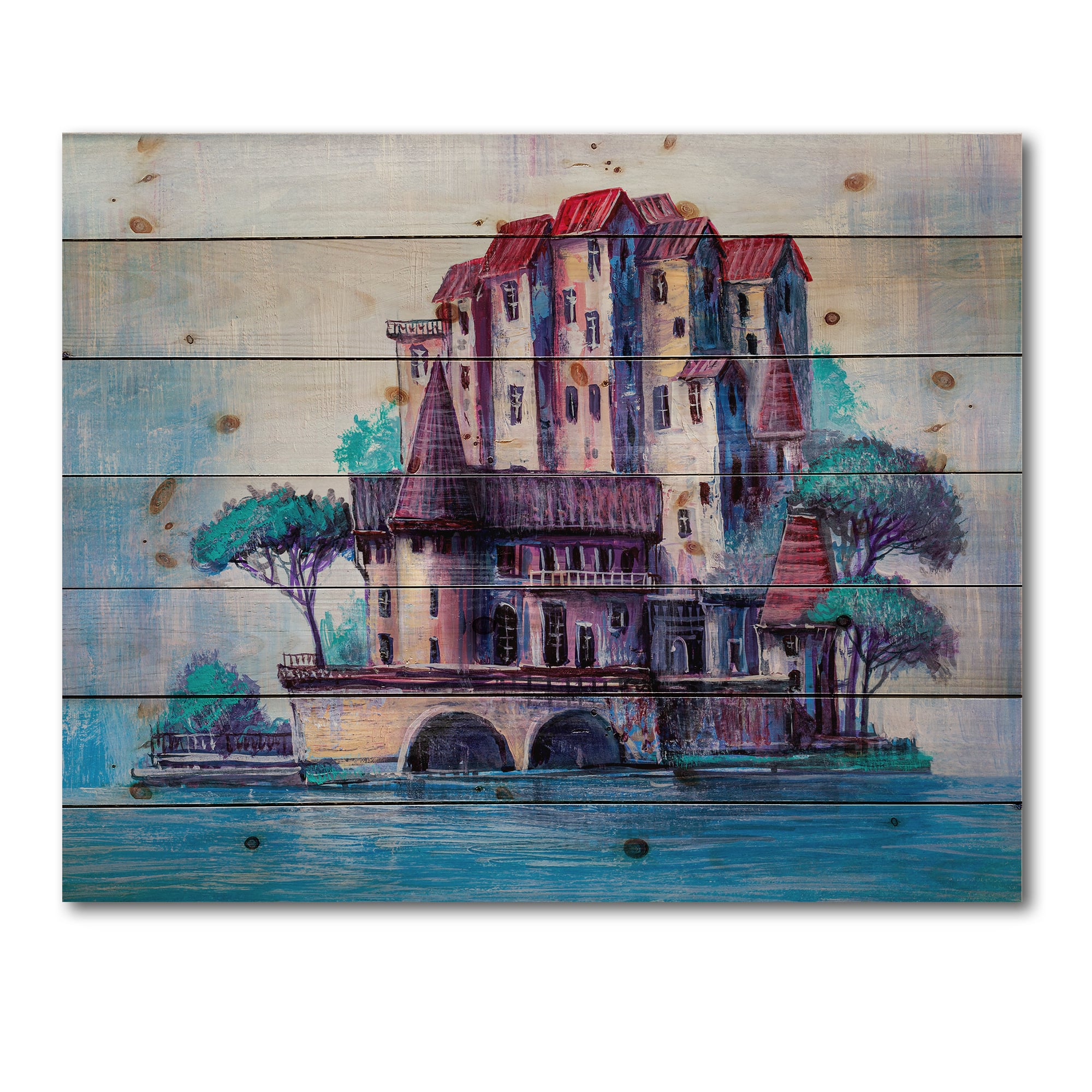 Designart - Skypscrapers By The Bridge In Ancient City