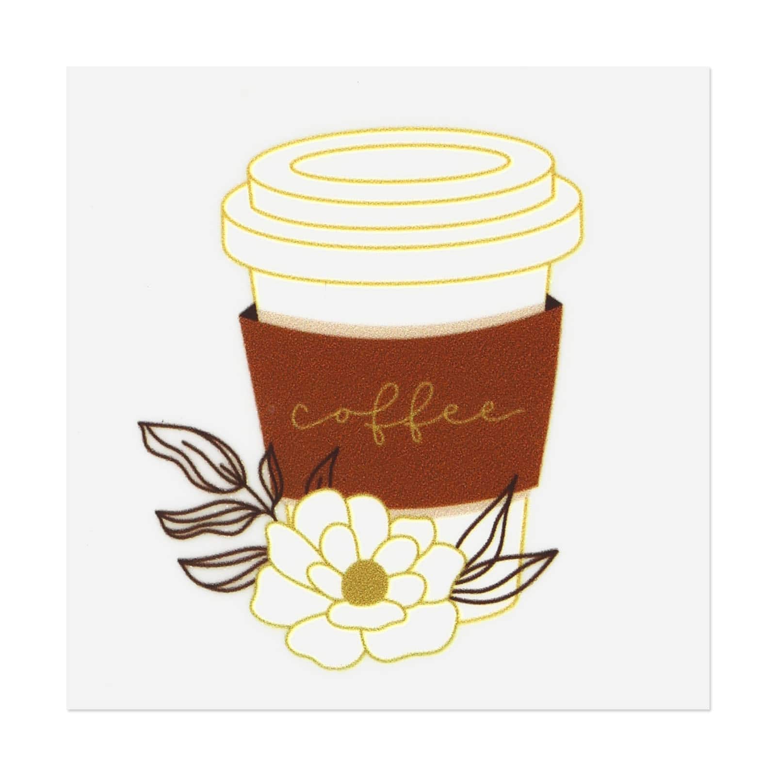 Cup of Coffee Direct to Film Transfer by Make Market®