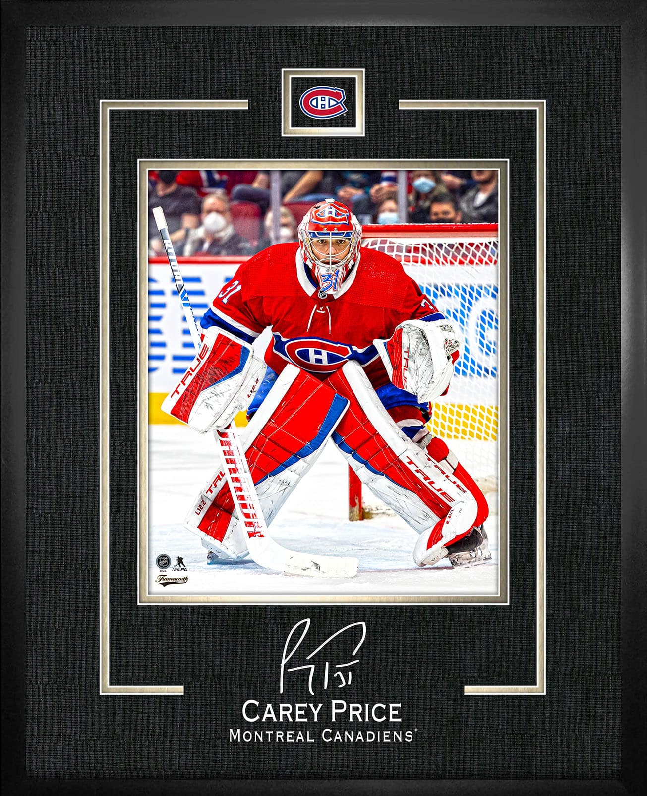 Carey Price 16" x 20" Replica Signature Frame Canadiens