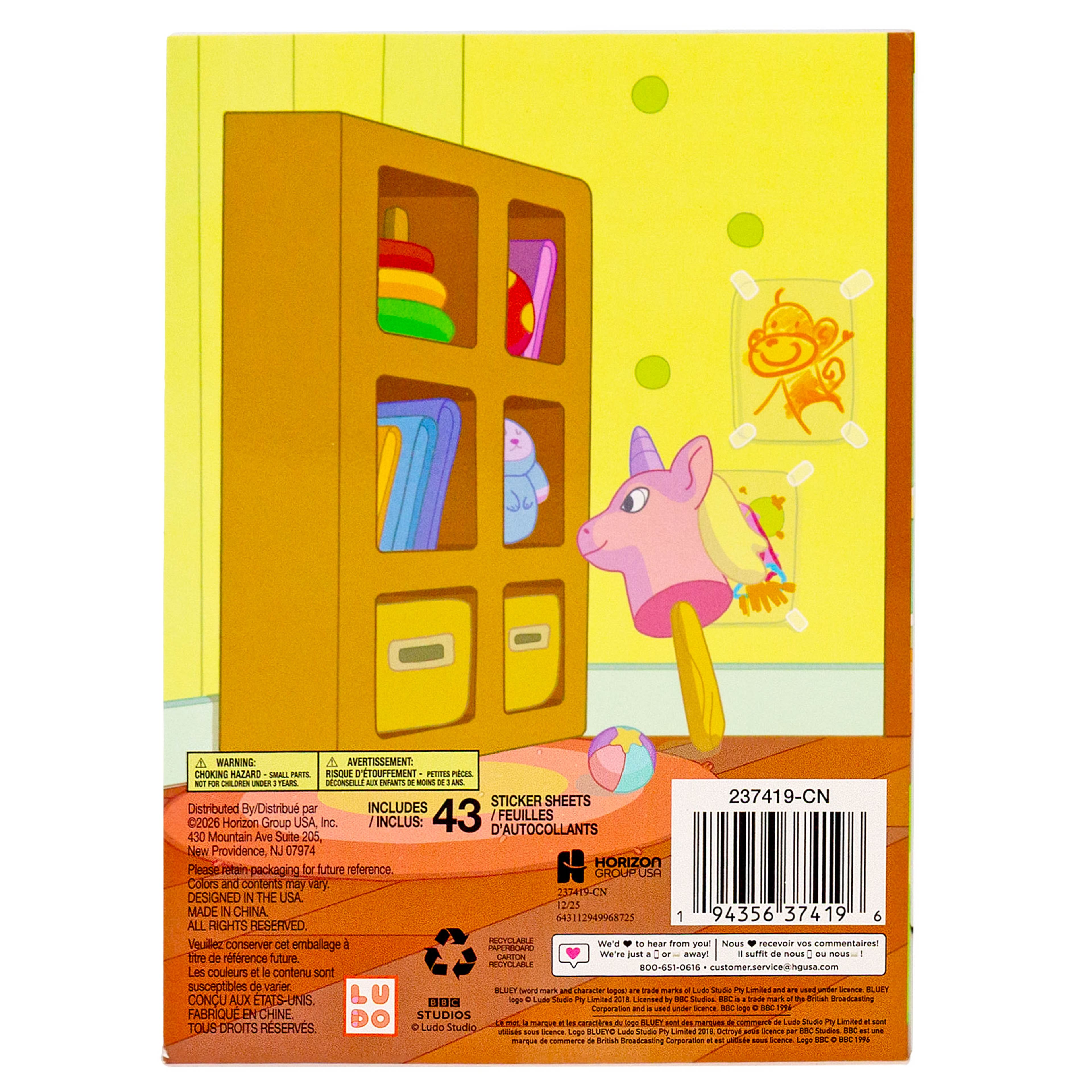 Bluey 1,500+ Sticker Book